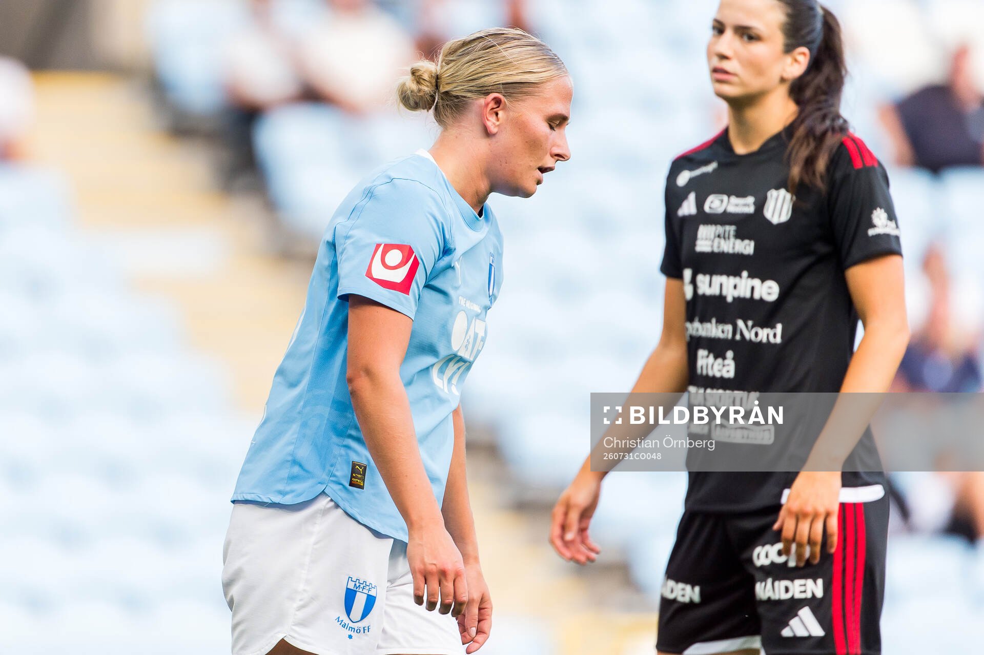 Malmö FFs Tuva Skoog deppar