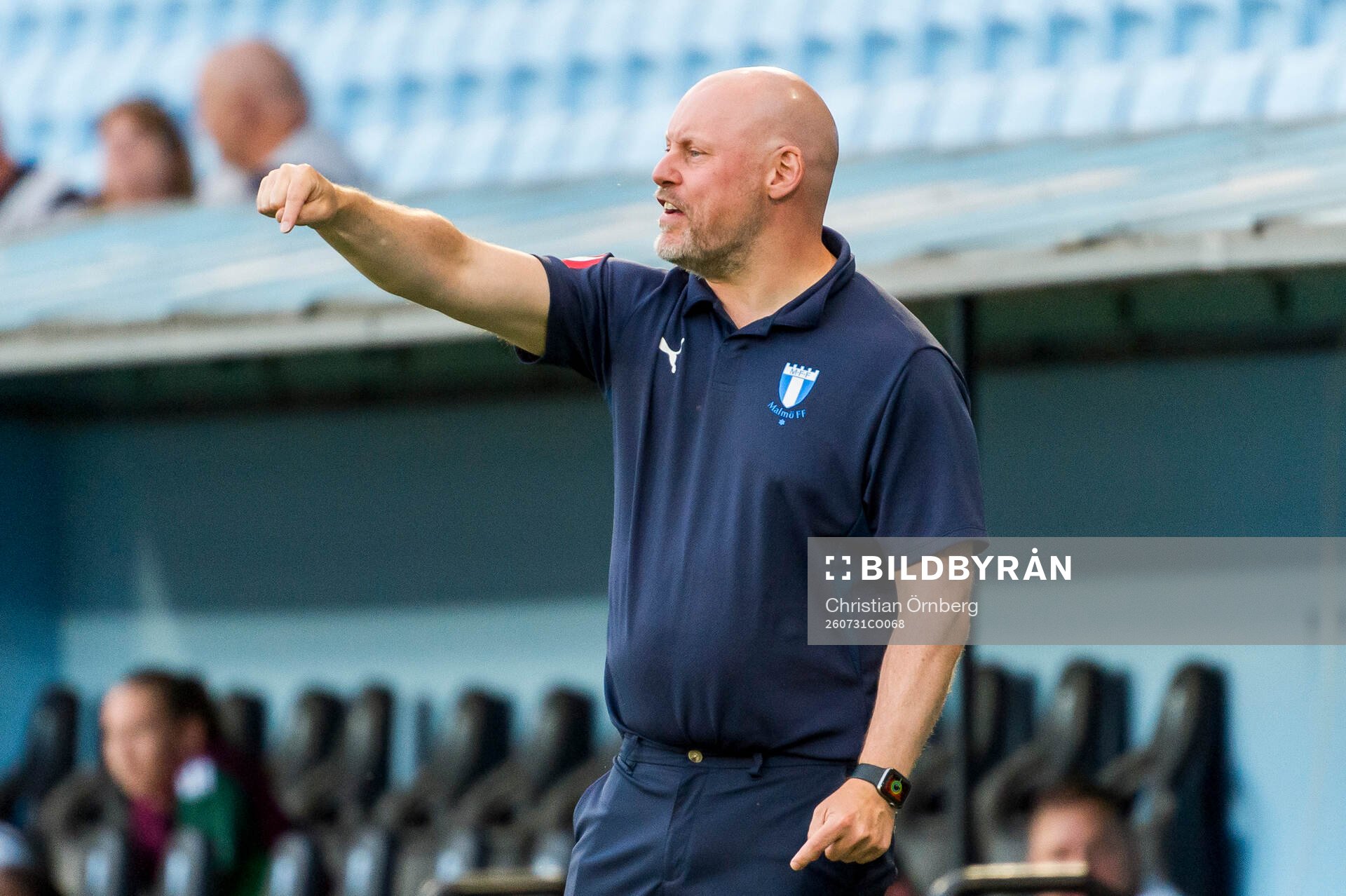 Malmö FFs tränare Jonas Valfridsson