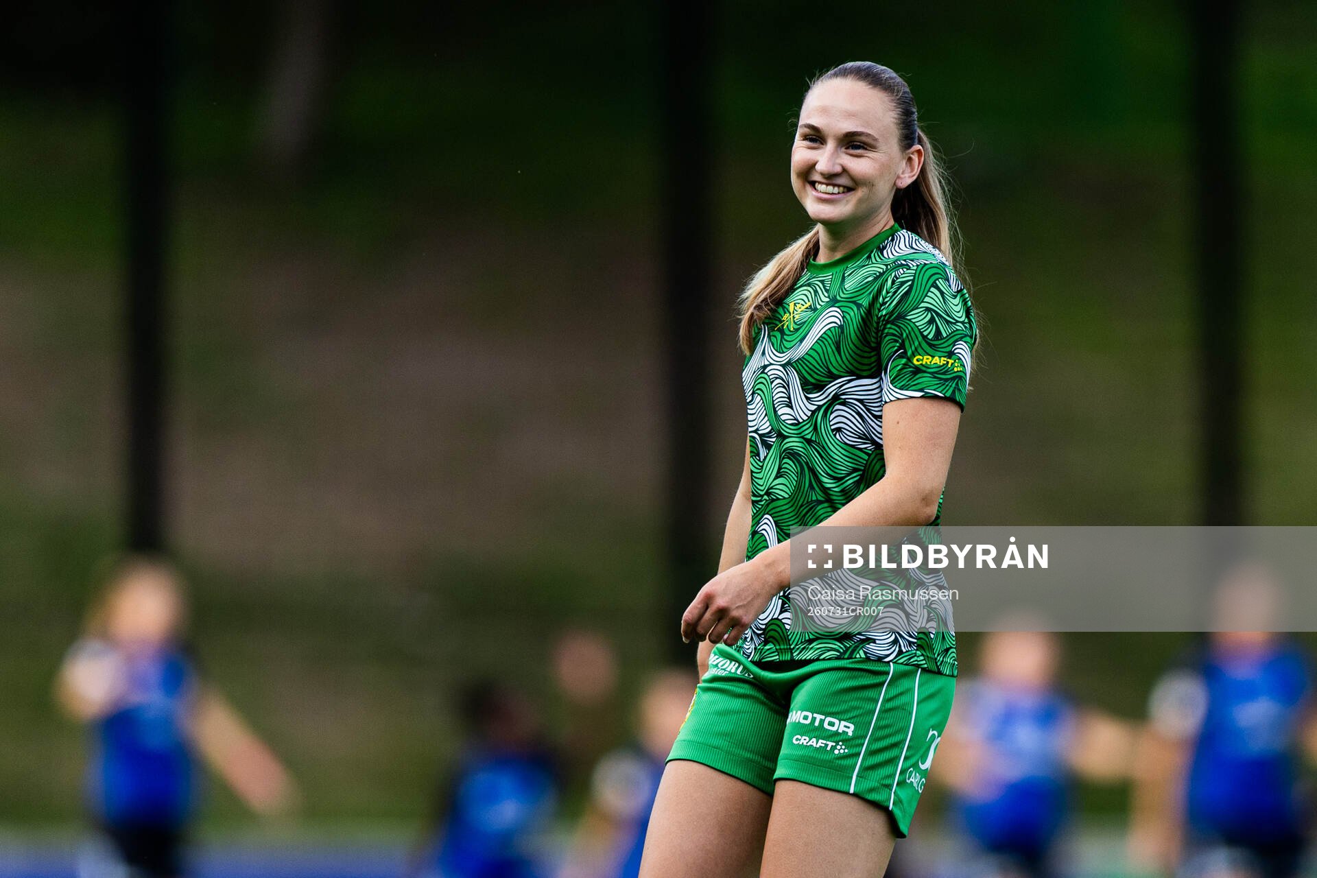 Hammarbys Vilde Hasund värmer upp