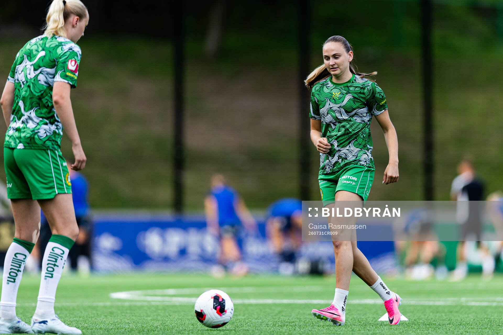 Hammarbys Vilde Hasund värmer upp