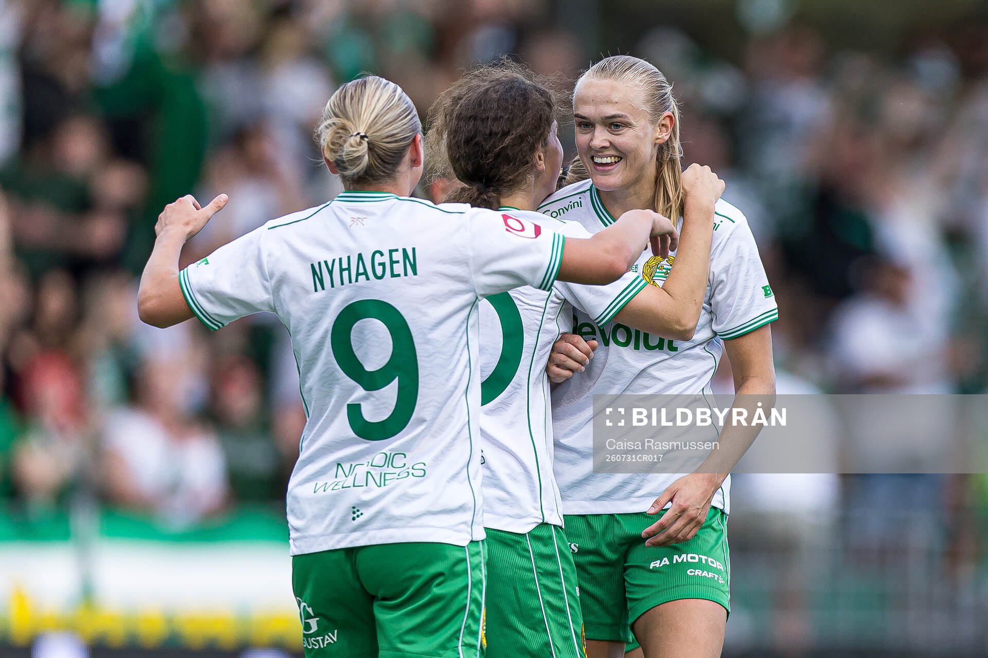 Hammarbys Elin Sørum jublar