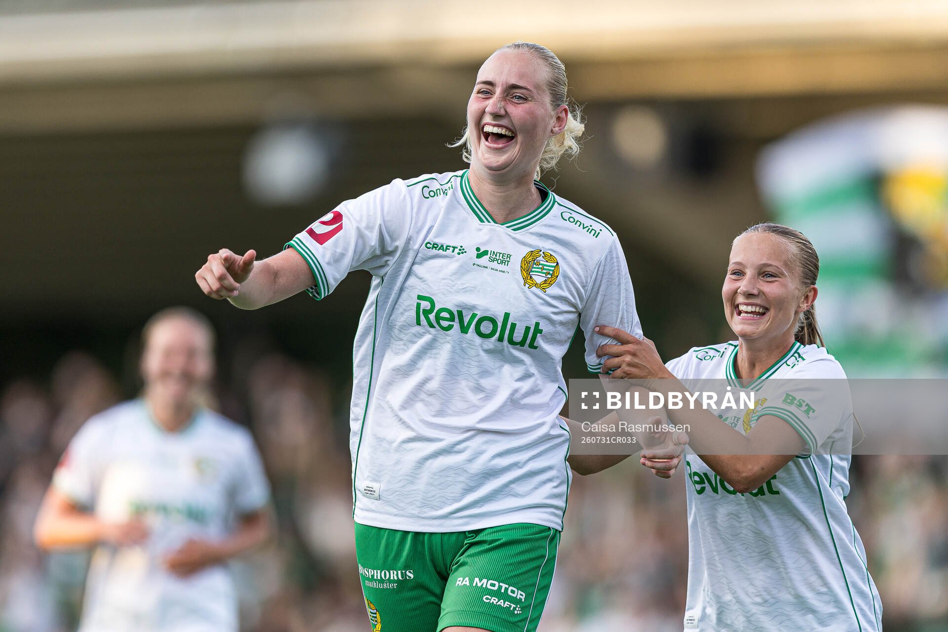 Hammarbys Emilie Bragstad jublar