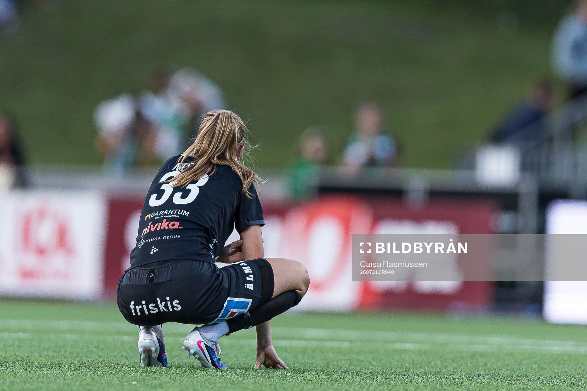 Växjö DFFs Elin Nilsson deppar