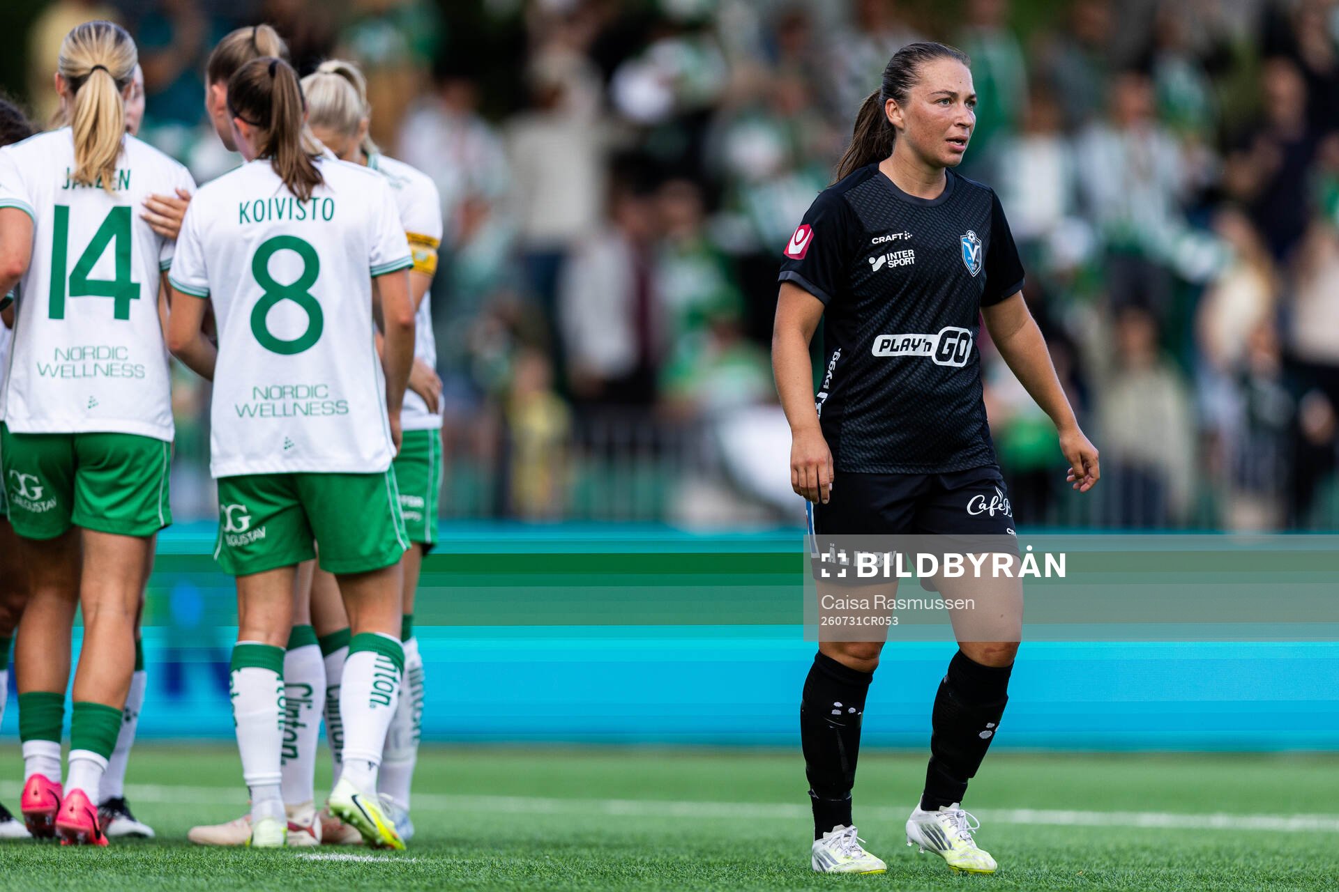 Växjö DFFs Mariann Høgh Nielsen deppar