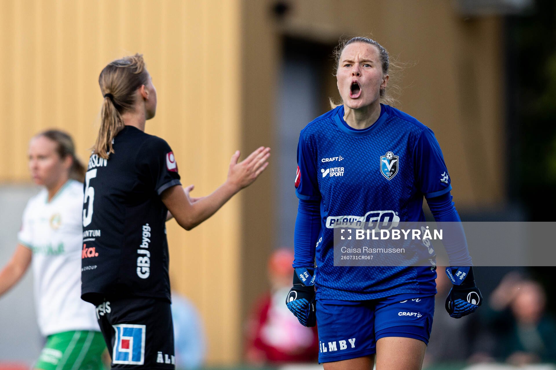 Växjö DFFs målvakt Maja Bay Østergaard