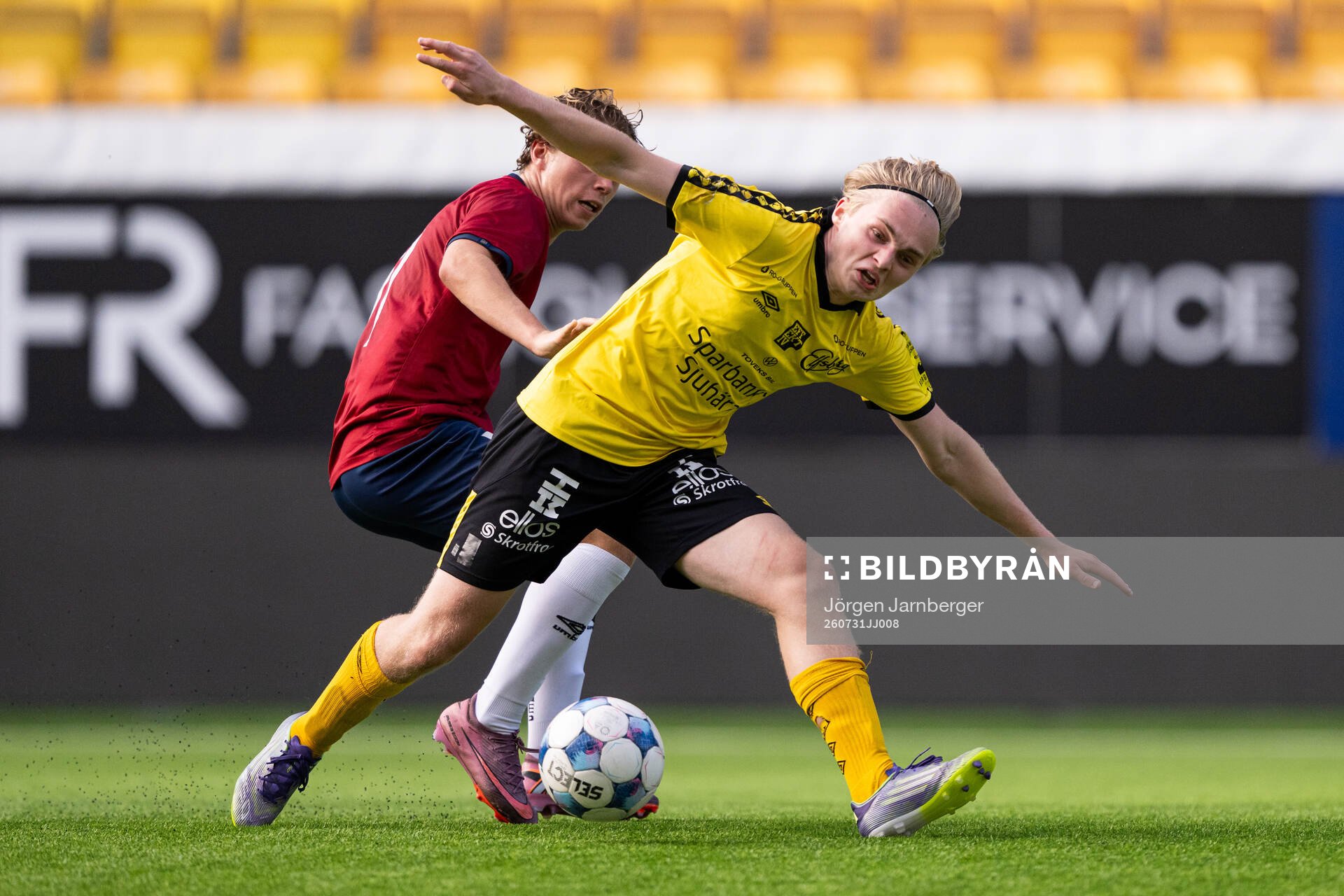 Örgrytes Calle Wiman och Elfsborgs Arvid Sandberg