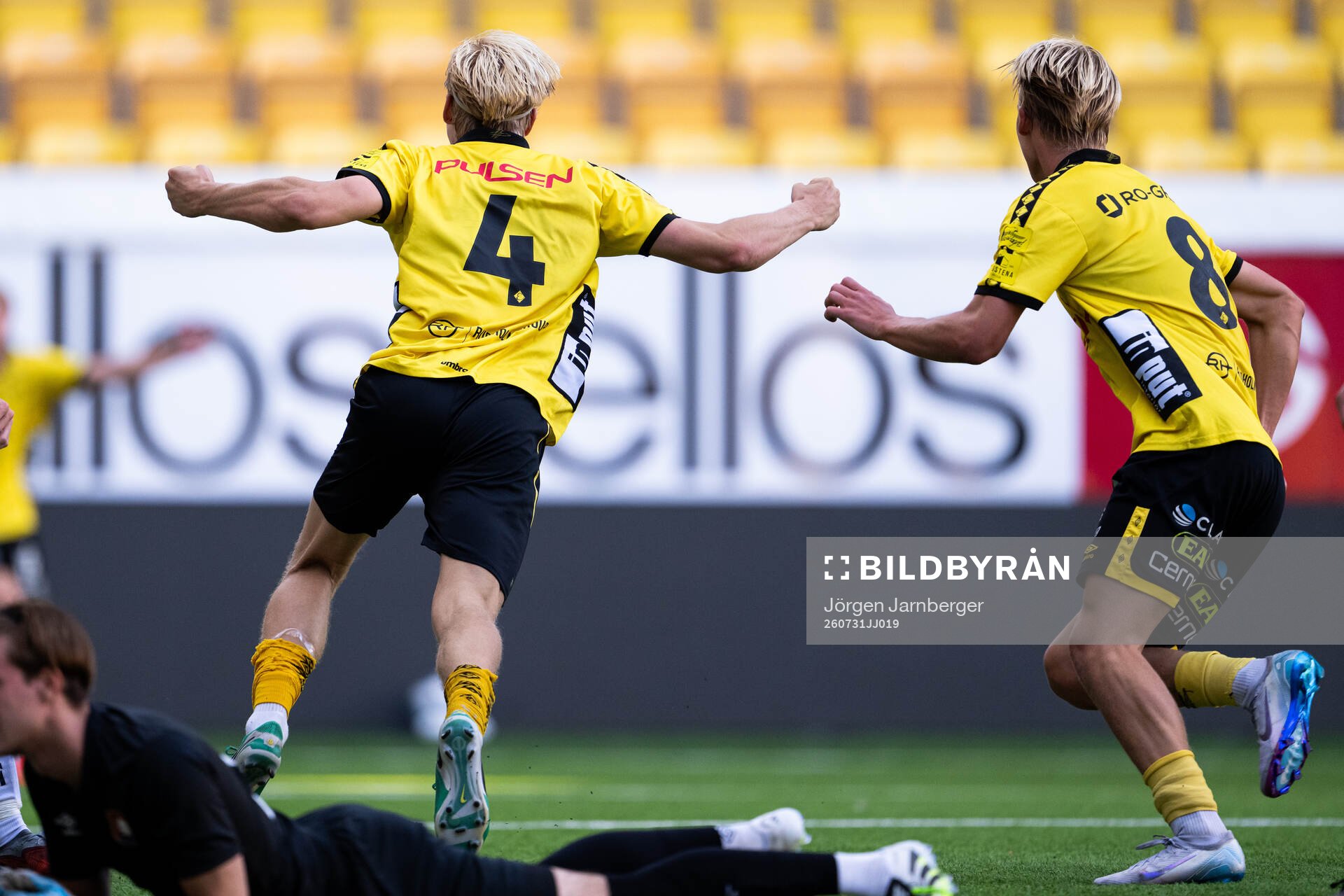 Elfsborgs Kasper Örtegren jublar