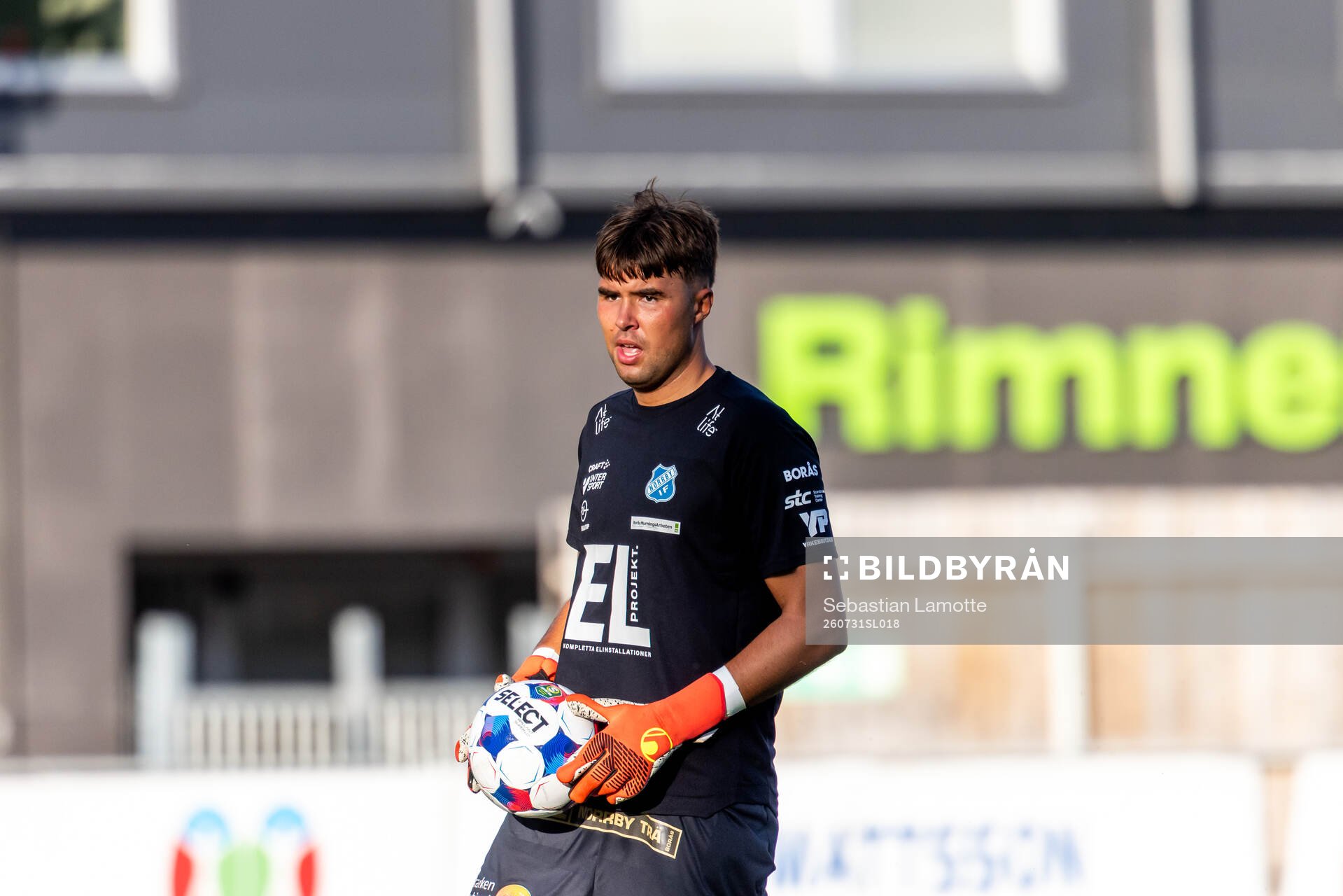 Norrbys målvakt Sebastian Banozic