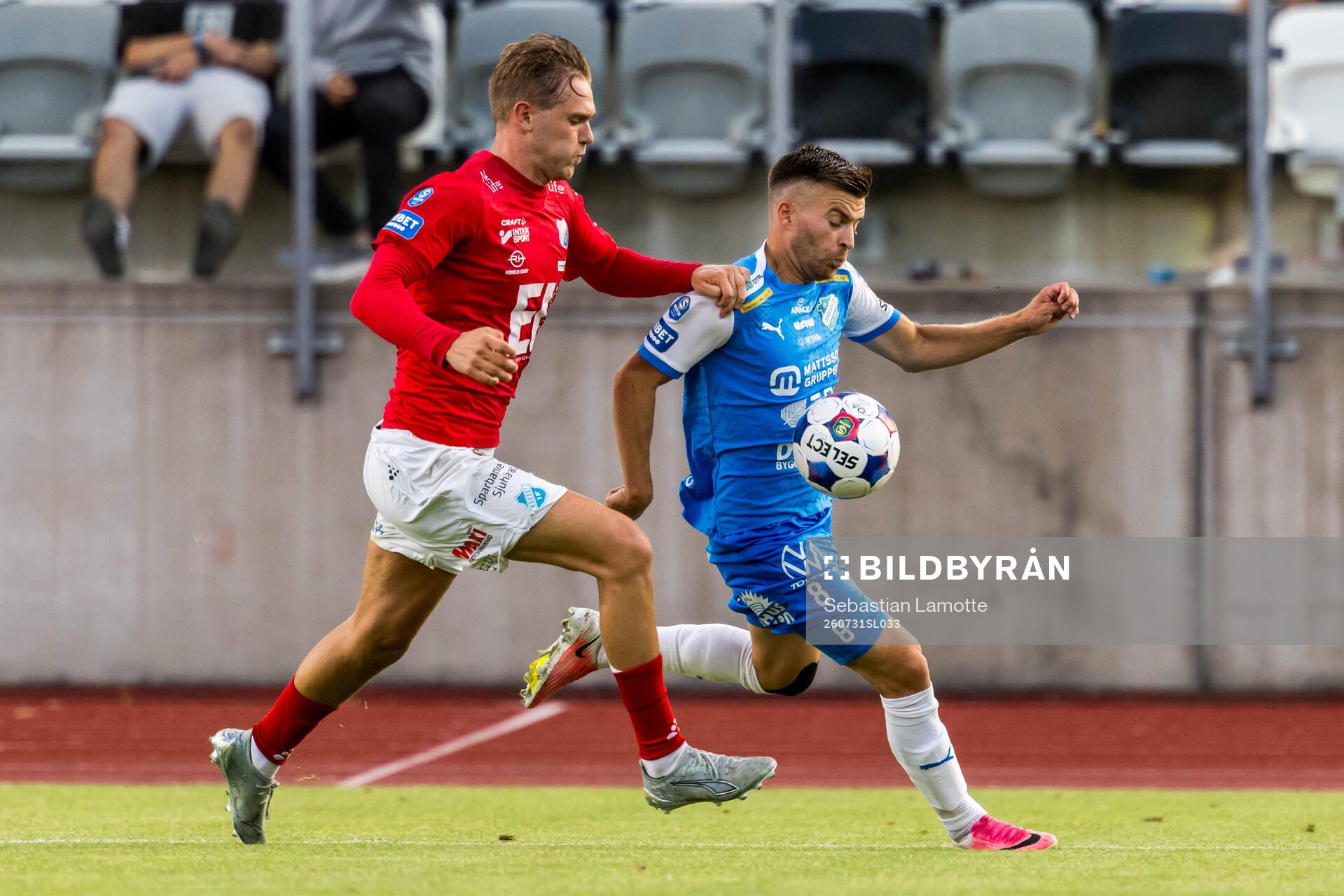 Norrbys Charlie Axede och Oddevolds Oscar Iglicar Berntsson