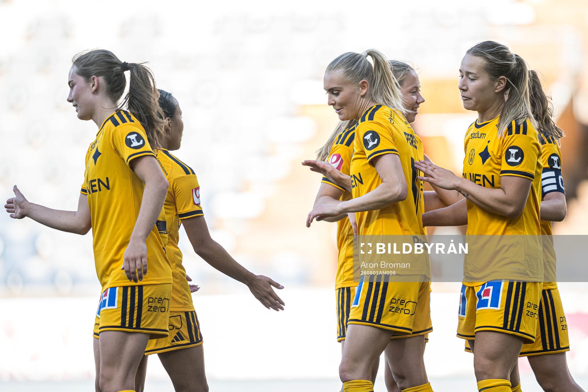 IFK Norrköpings Beatrice Persson jublar