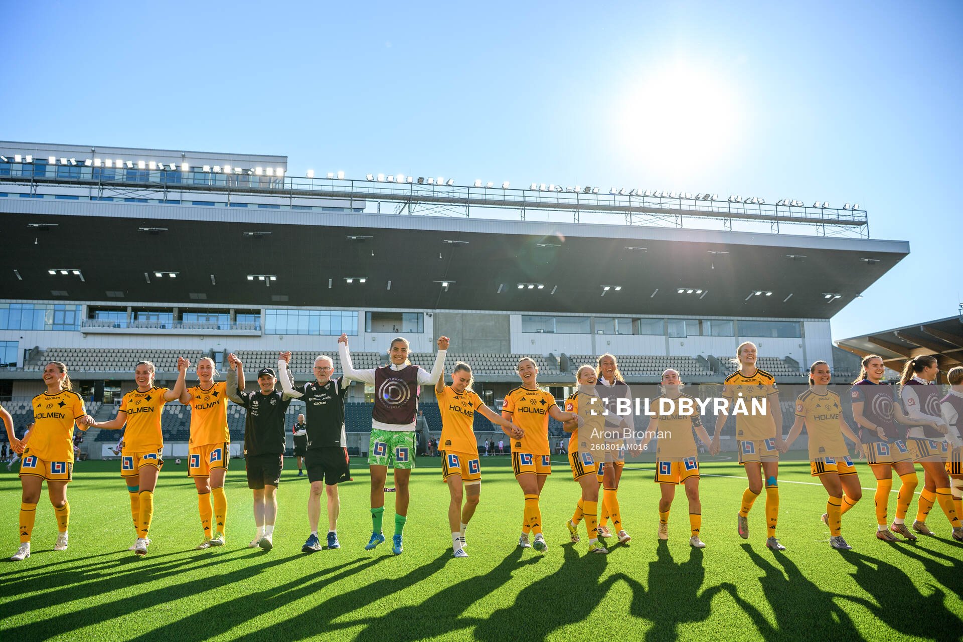 IFK Norrköpings spelare jublar