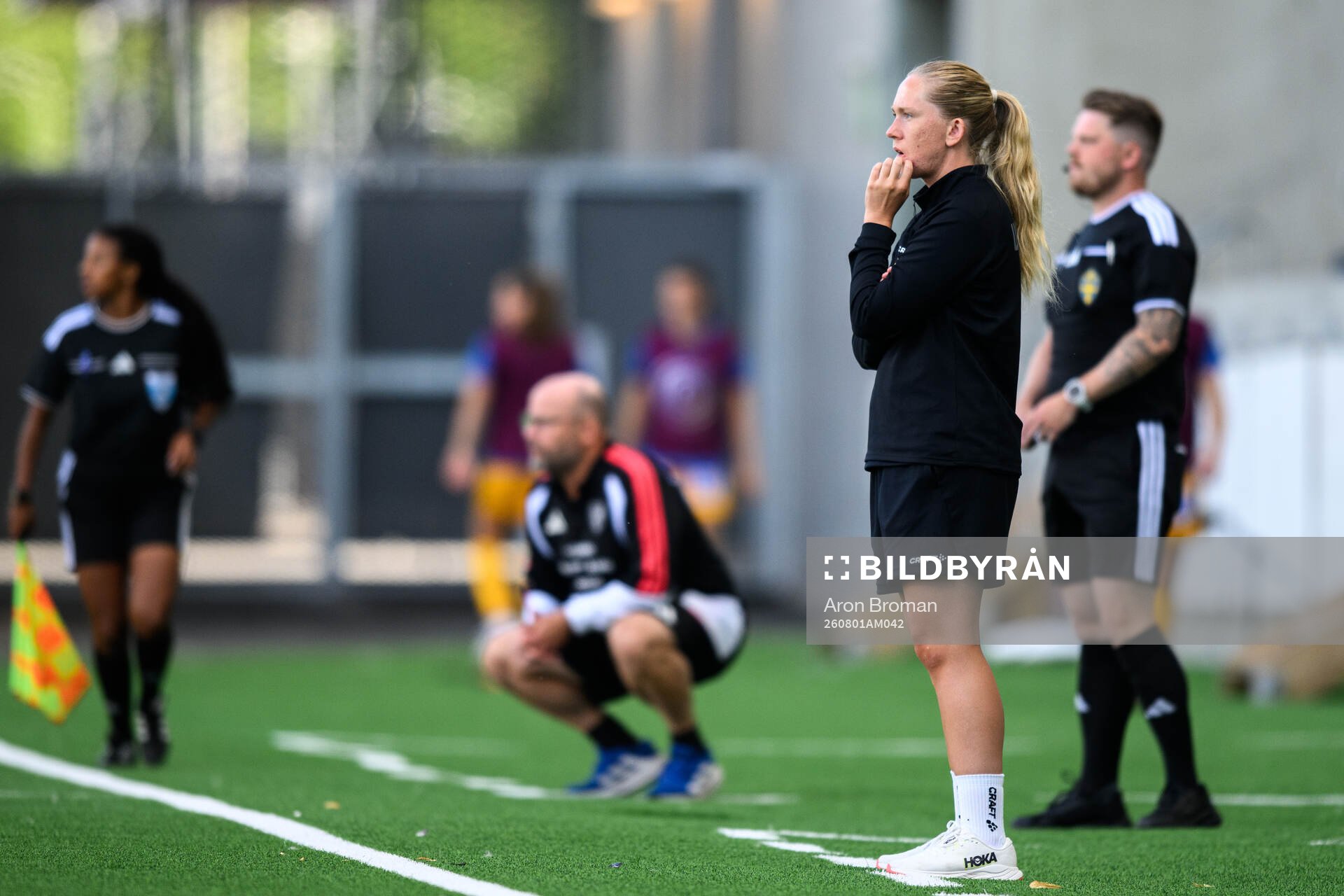 IK Uppsalas tränare Hanna Spets
