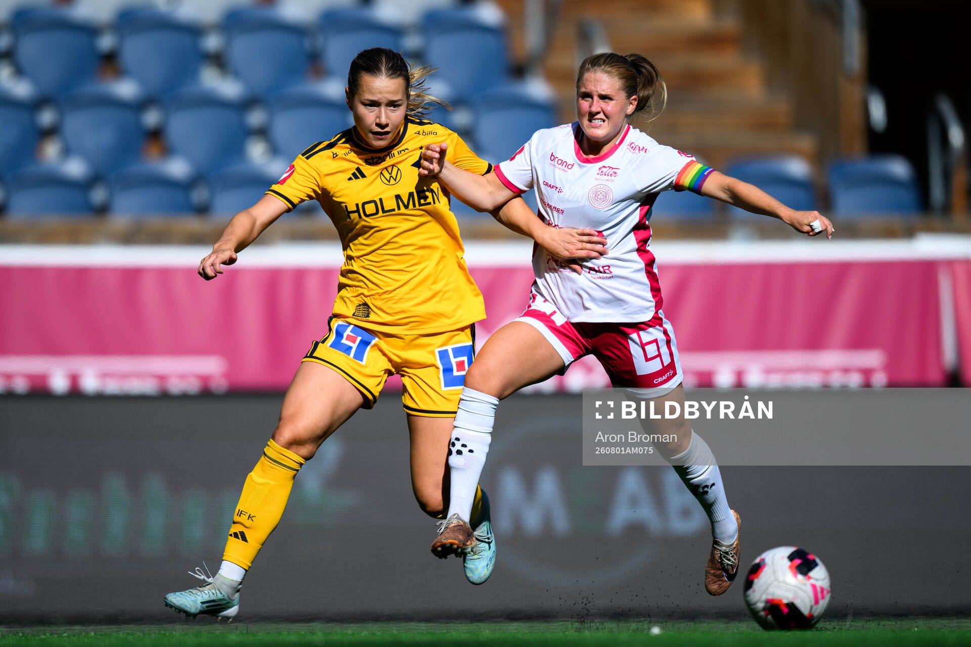 IFK Norrköpings Emma Engström och IK Uppsalas Ebba
