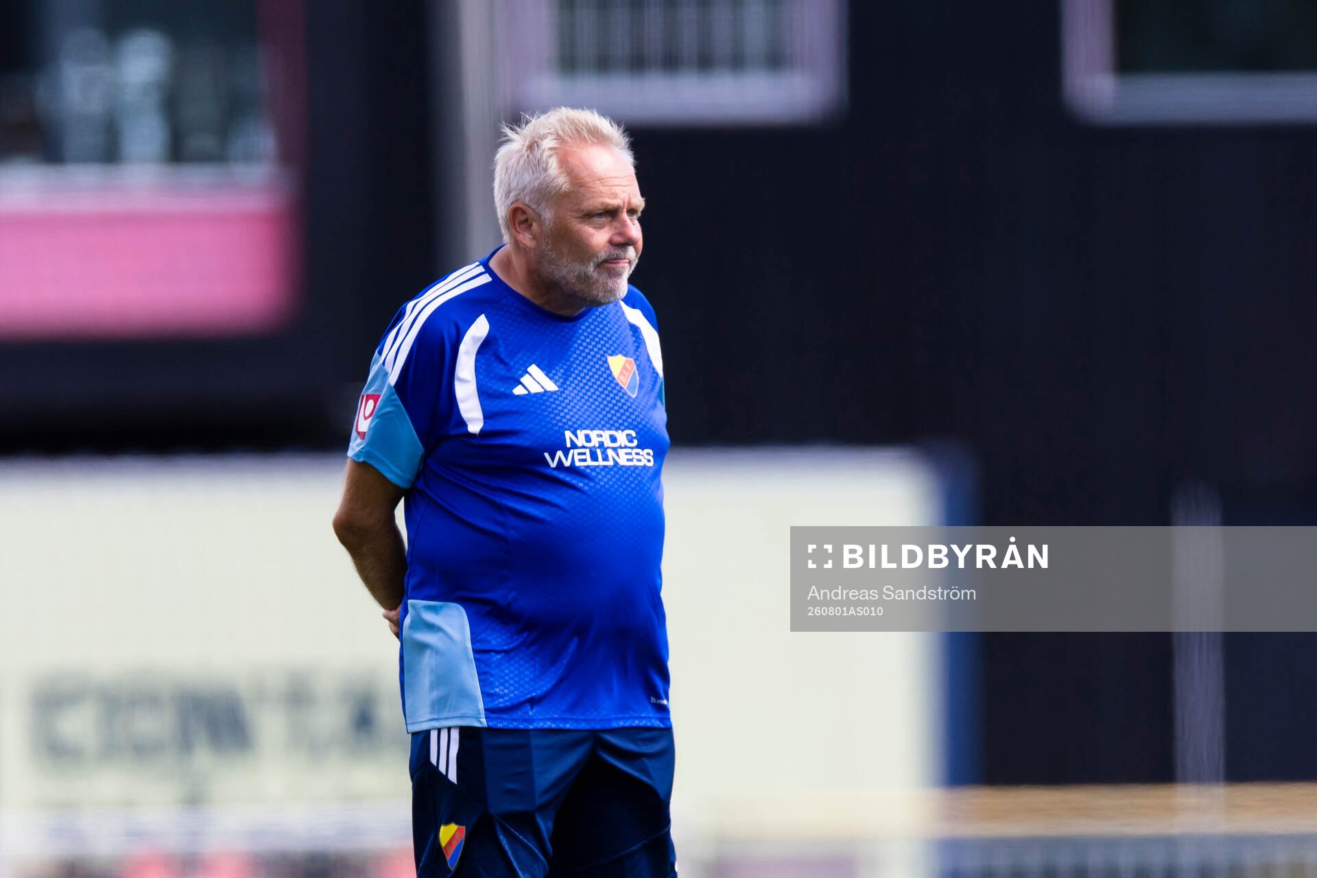 Djurgårdens tränare Anders Johansson