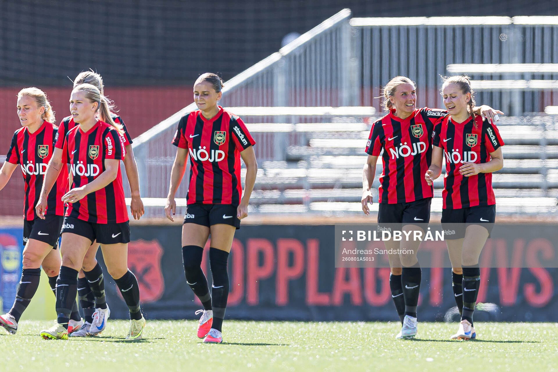 Brommapojkarnas Ida Bengtsson jublar