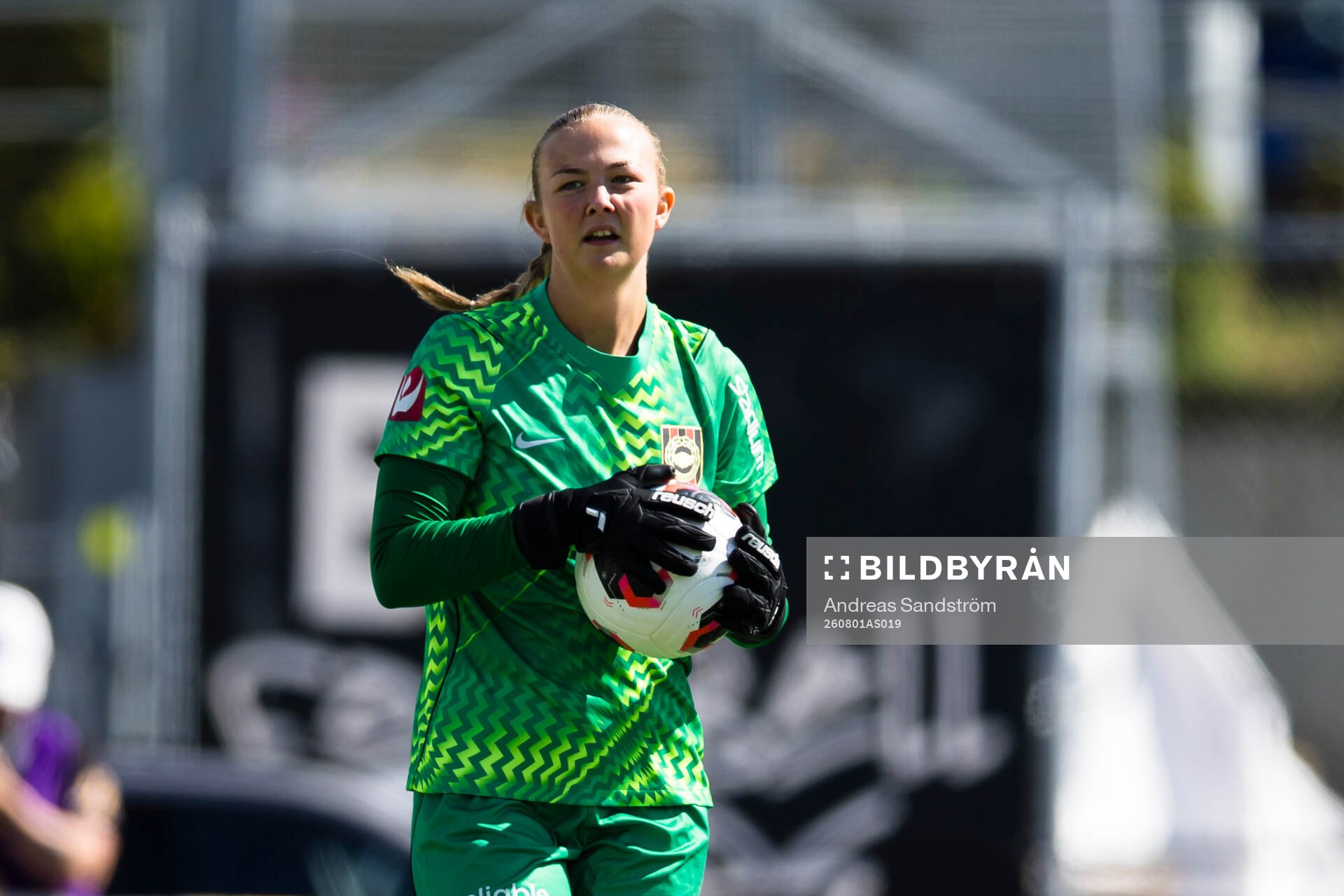 Brommapojkarnas målvakt Clara Ekstrand
