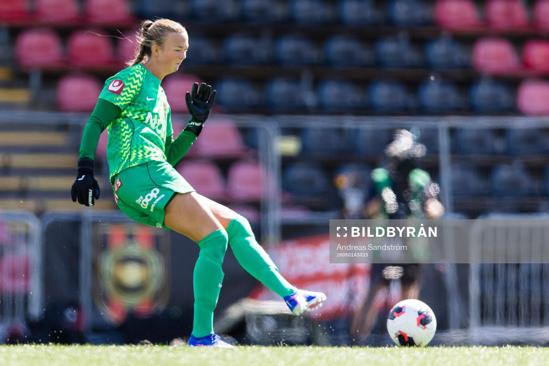 Brommapojkarnas målvakt Clara Ekstrand