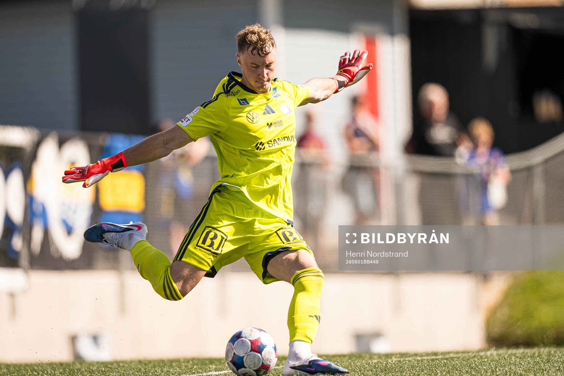 Sandvikens målvakt Otto Lindell