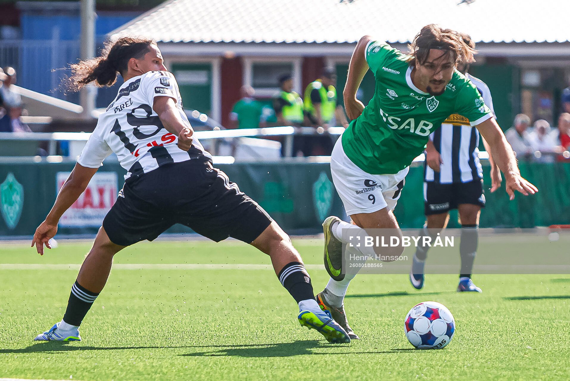 Landskronas André Alvarez Perez och Brages Filip Trpcevski
