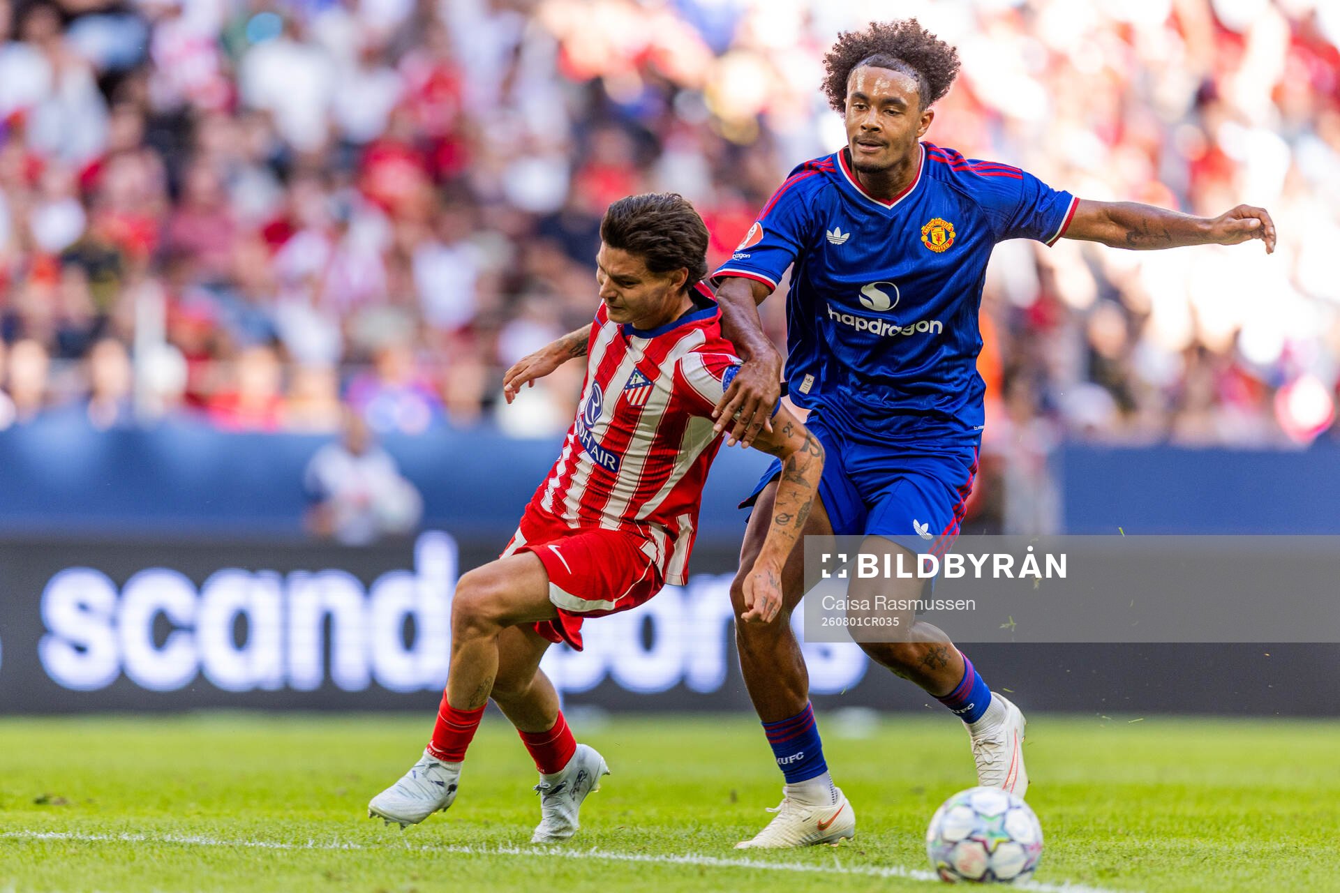 Arnau Sola of Atletico de Madrid and Altay Bayındır of