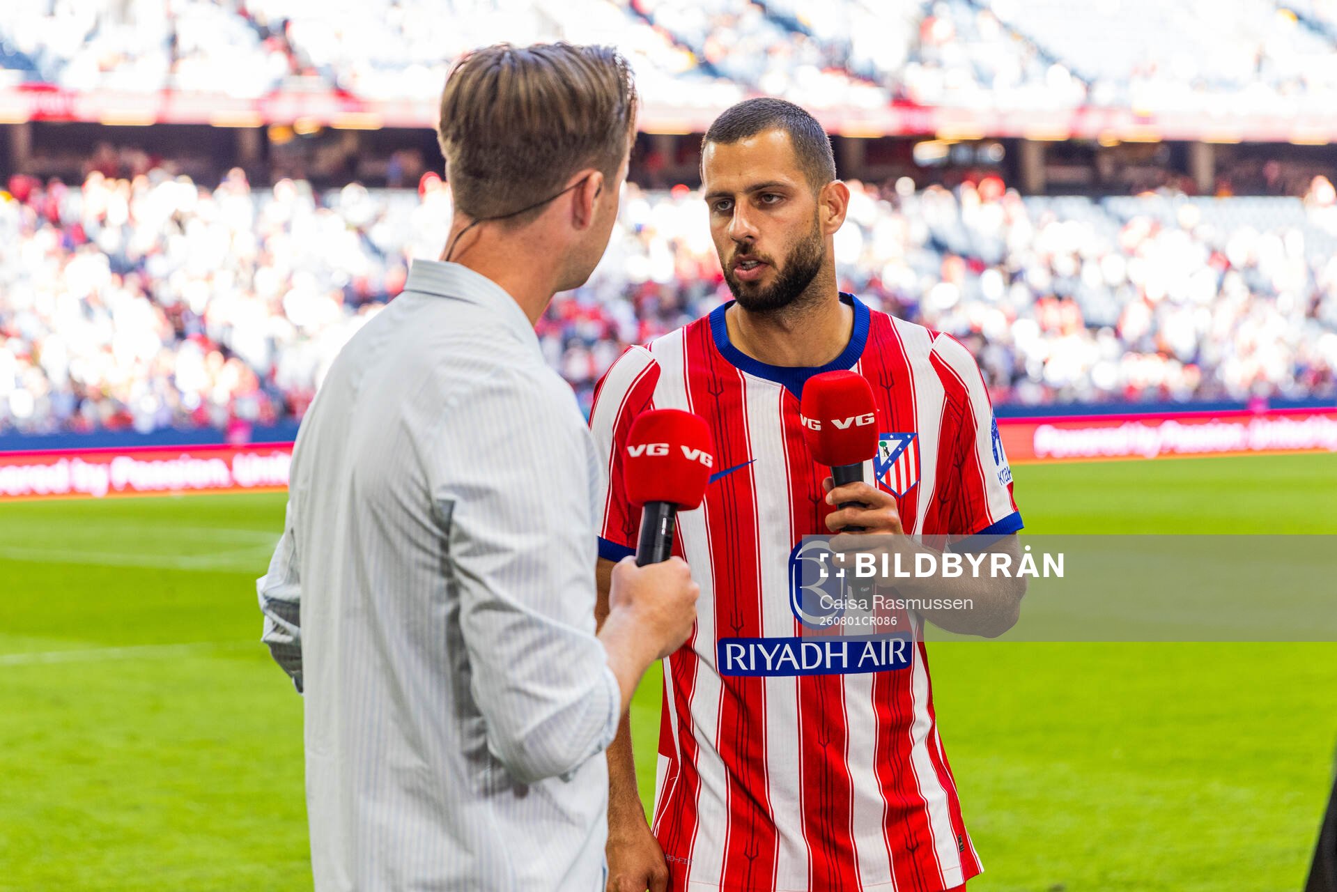 Dávid Hancko of Atletico de Madrid in an interview