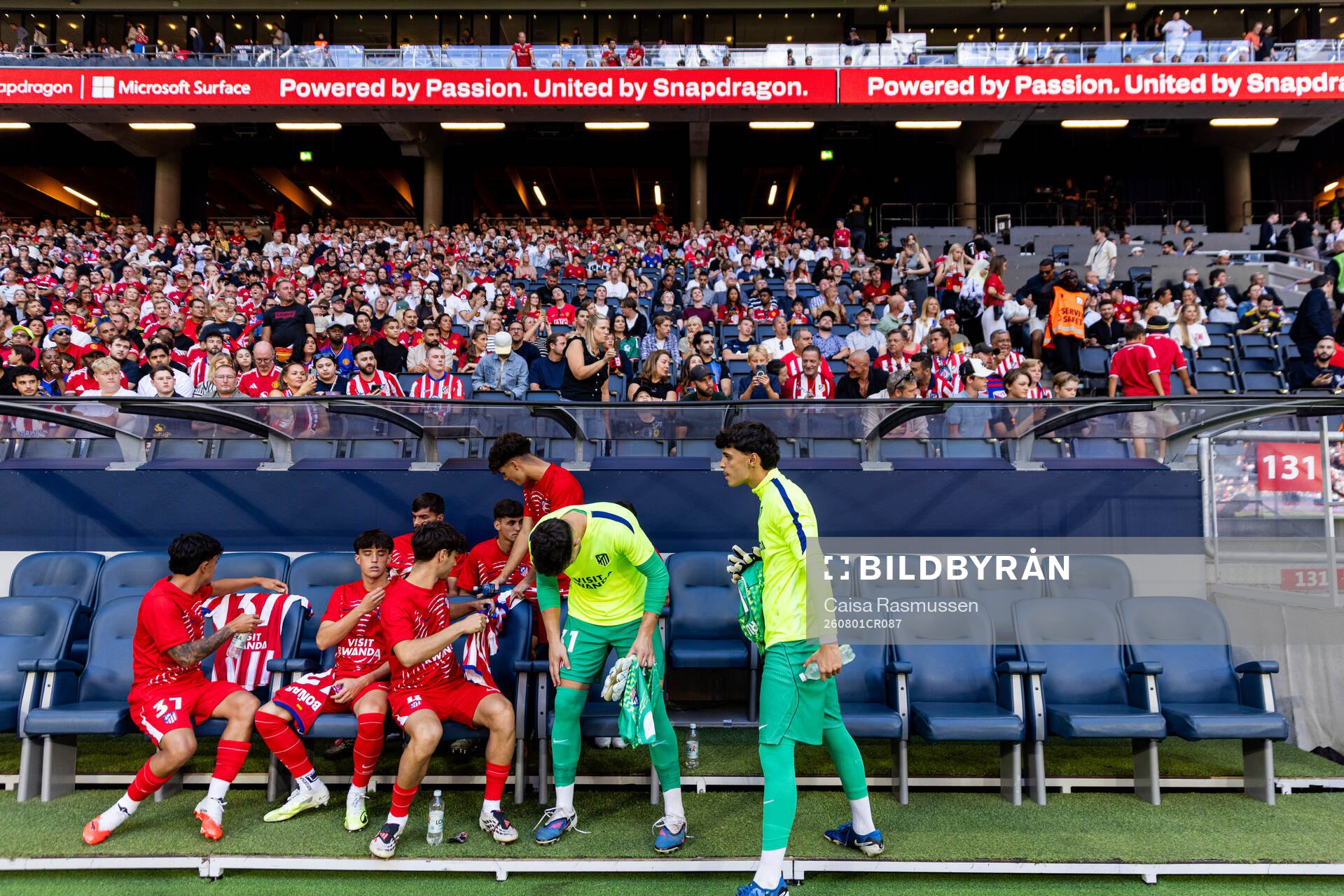 Players of Atletico de Madrid