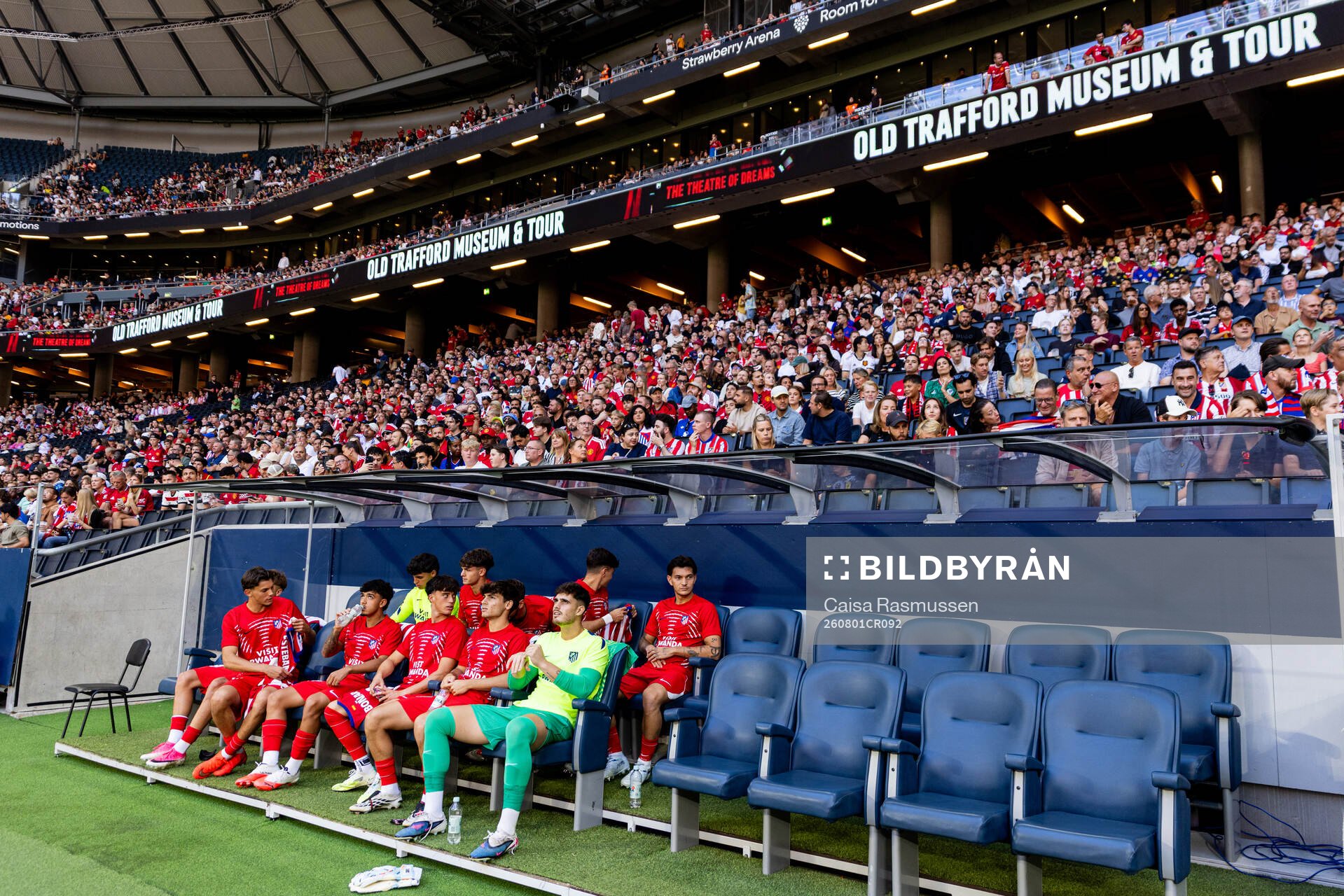 Players of Atletico de Madrid