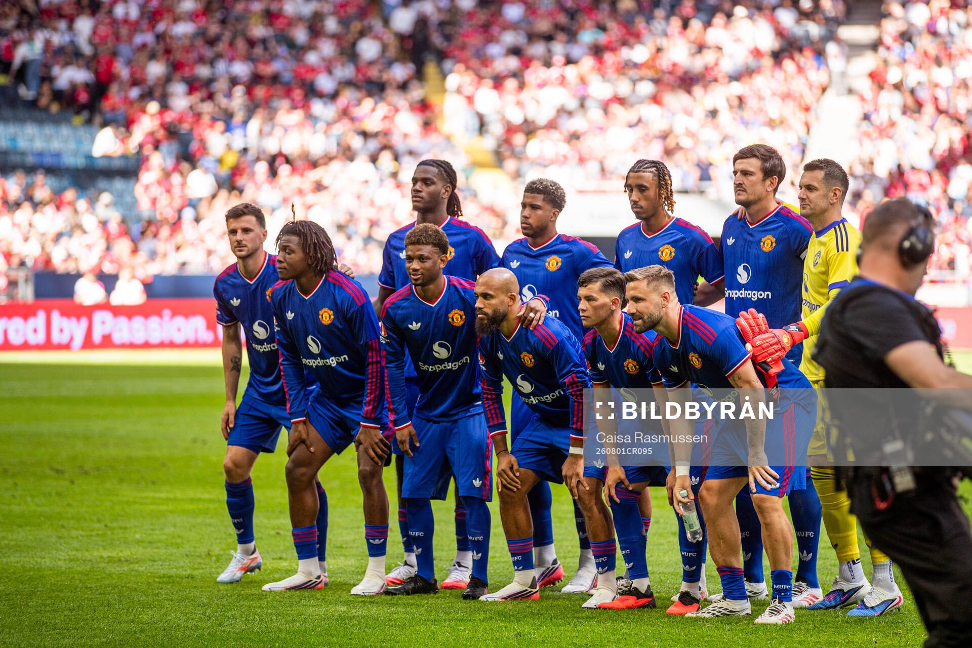 Starting eleven of Manchester United