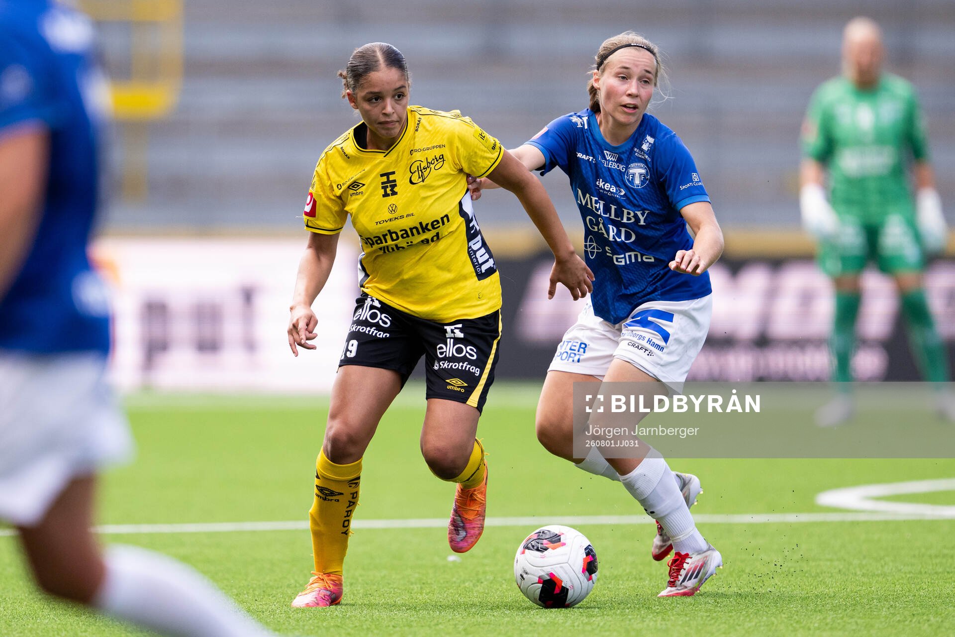 Elfsborgs Jennifer Brinck och Trelleborgs Andrea Thorisson