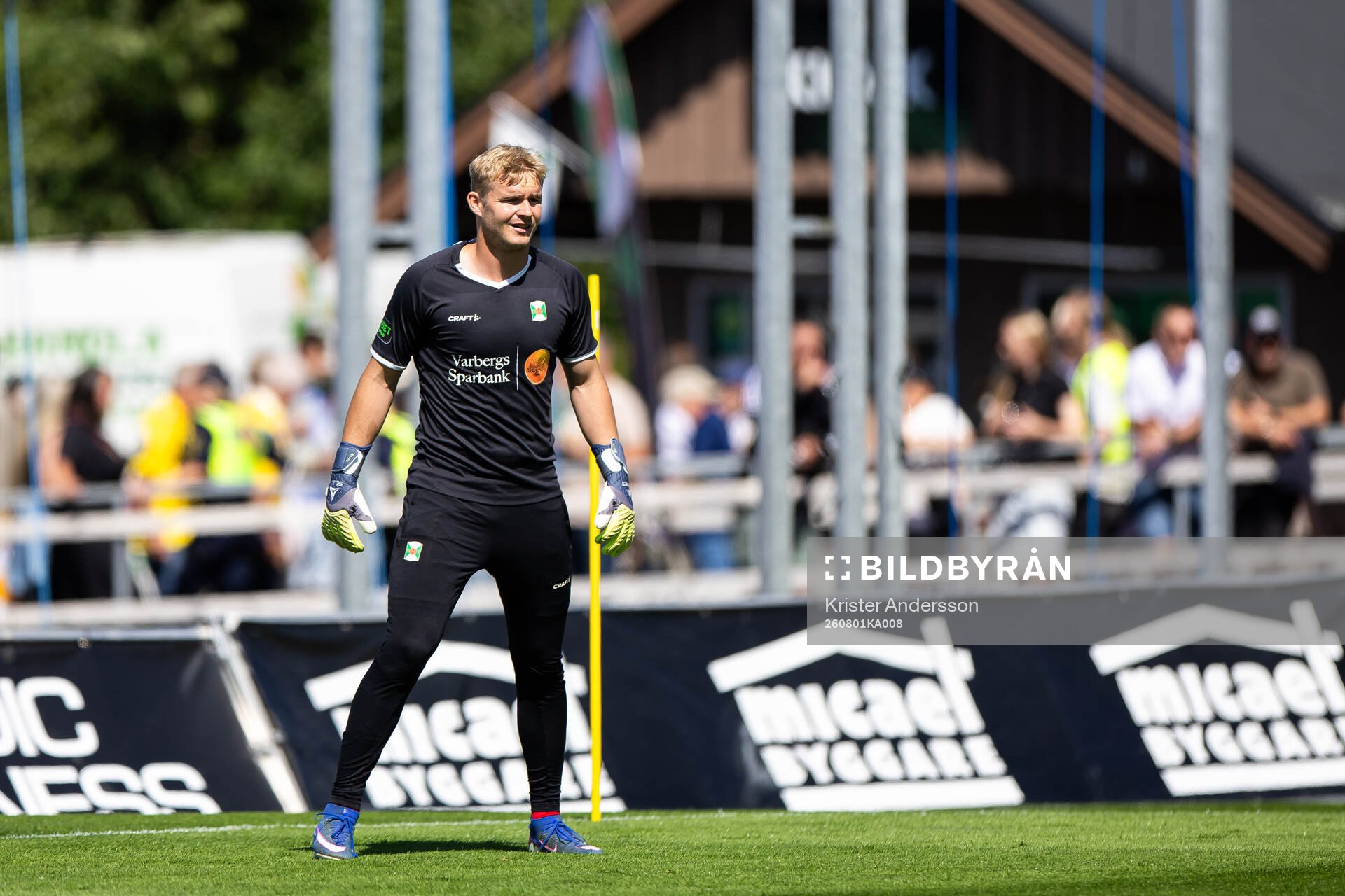 Varbergs målvakt Daniel Strindholm