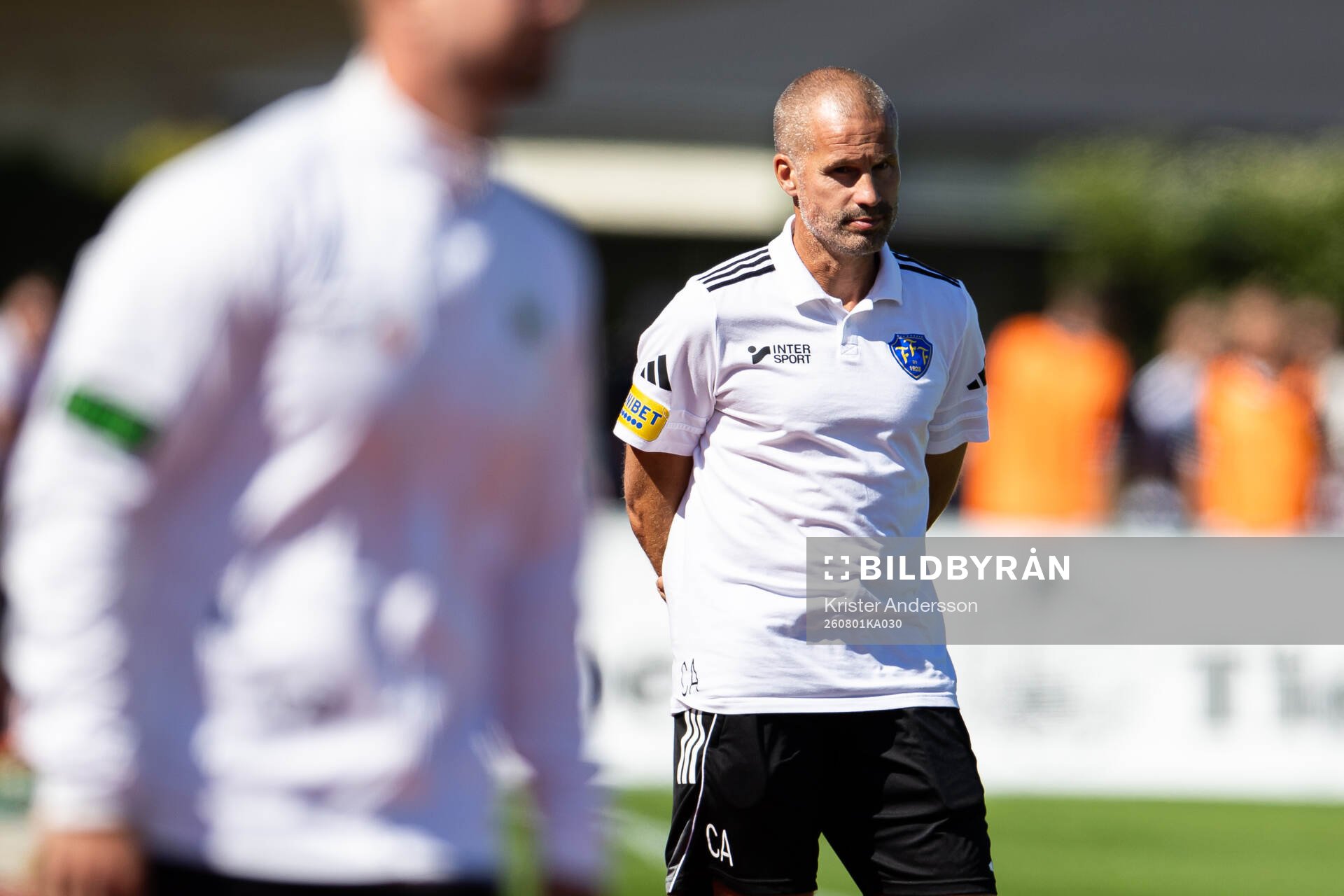 Falkenbergs tränare Christoffer Andersson