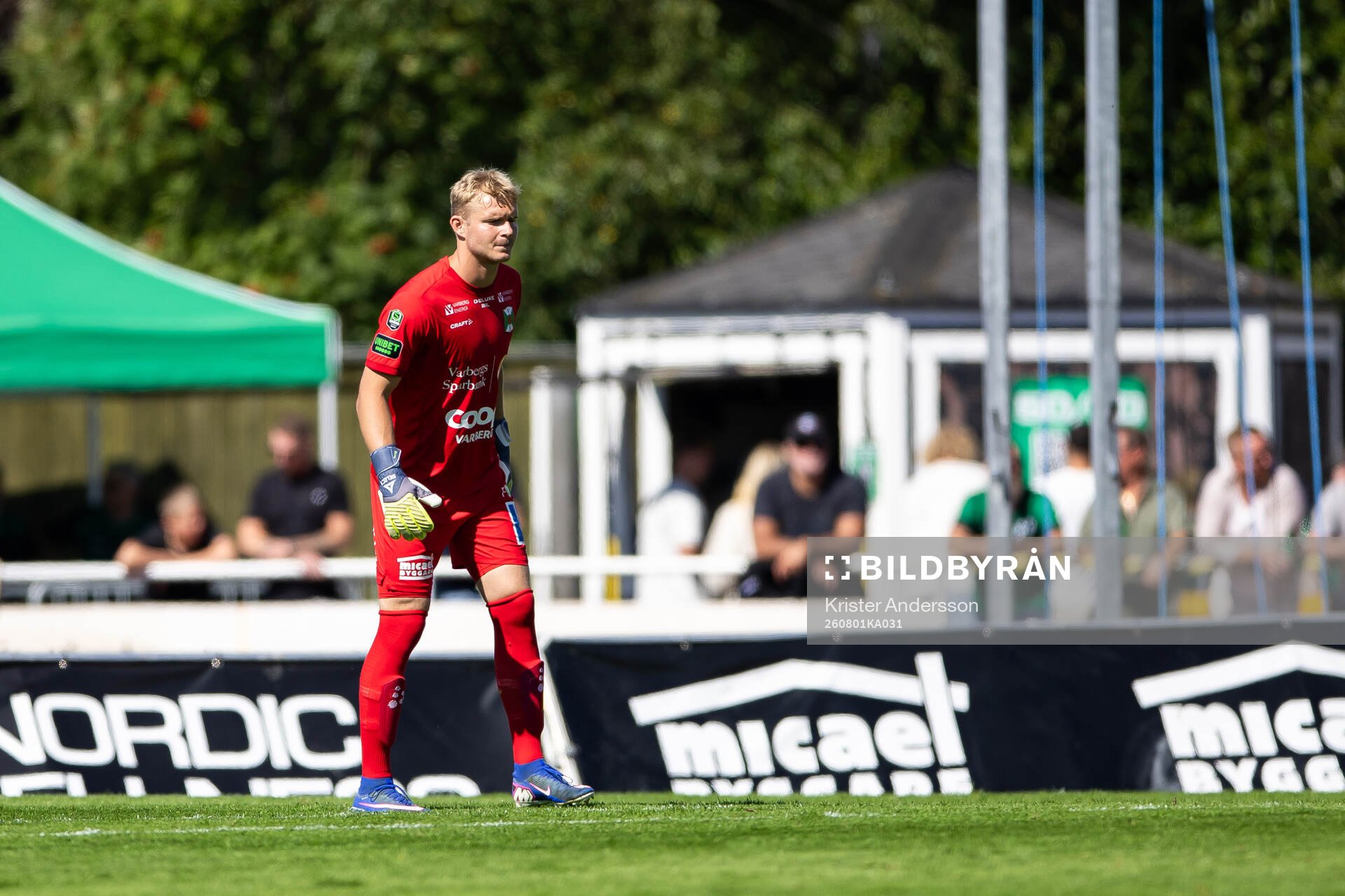 Varbergs målvakt Daniel Strindholm