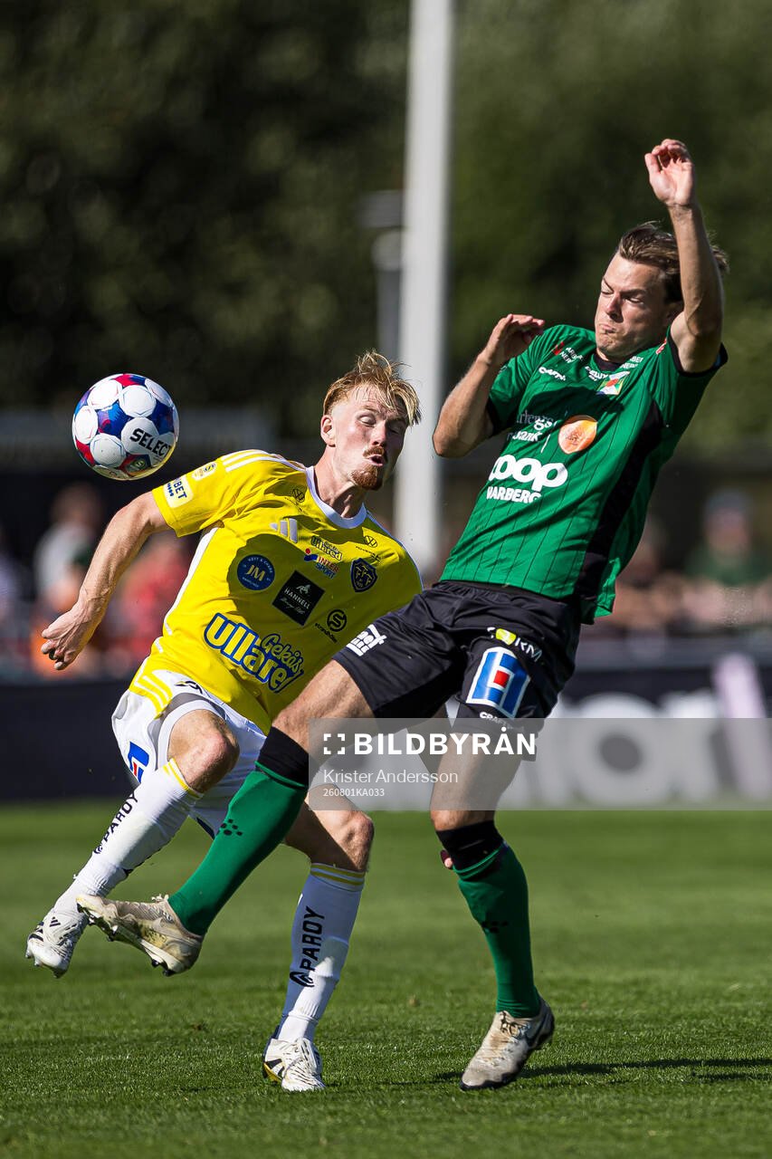 Falkenbergs Linus Borgström och Varbergs Albin Winbo