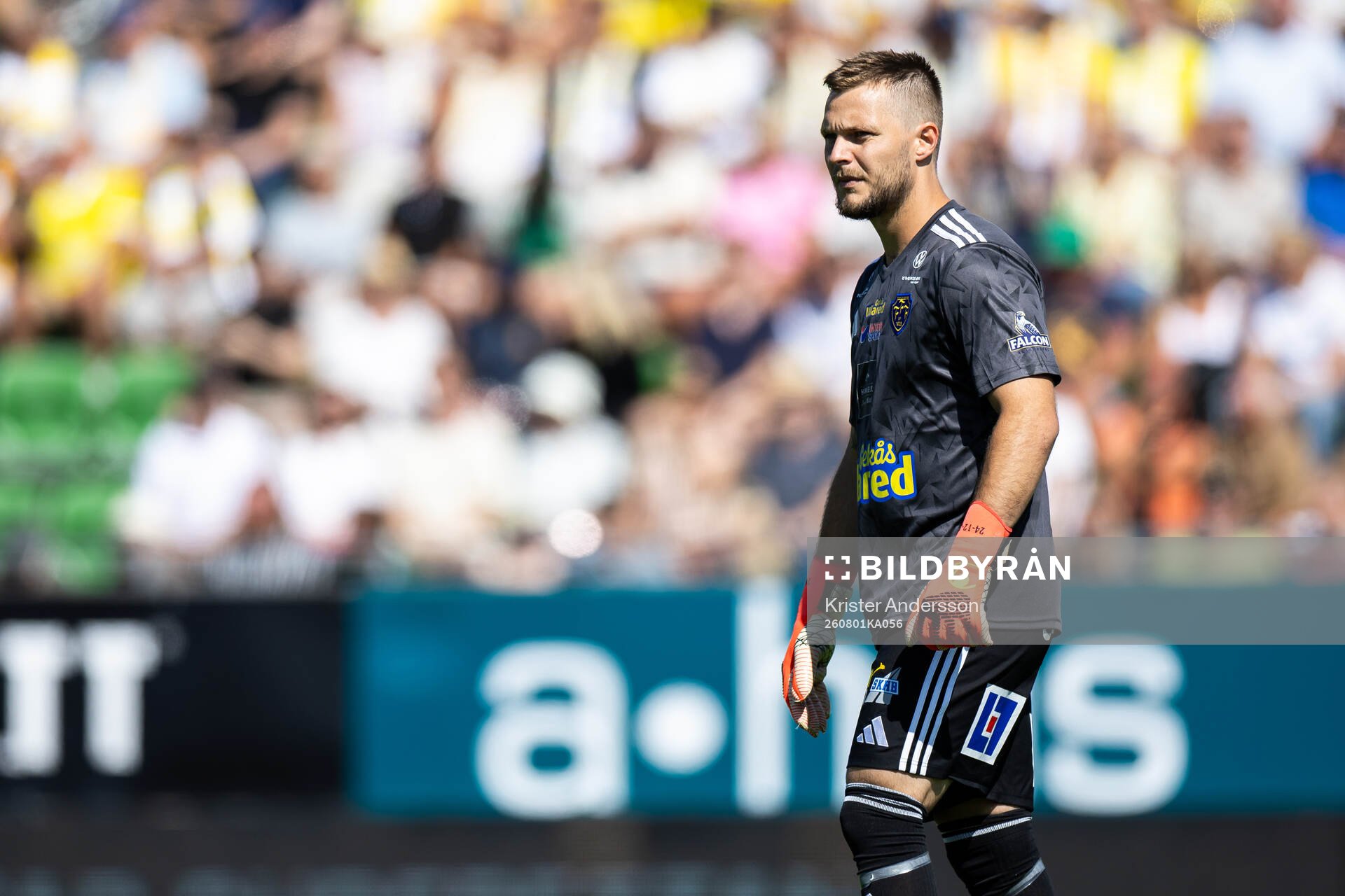Falkenbergs målvakt Anton Andersson