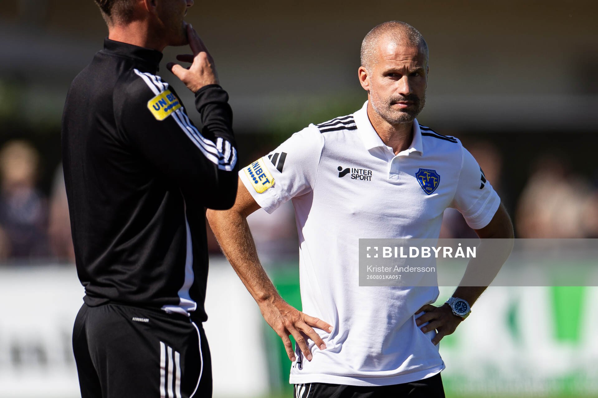 Falkenbergs tränare Christoffer Andersson