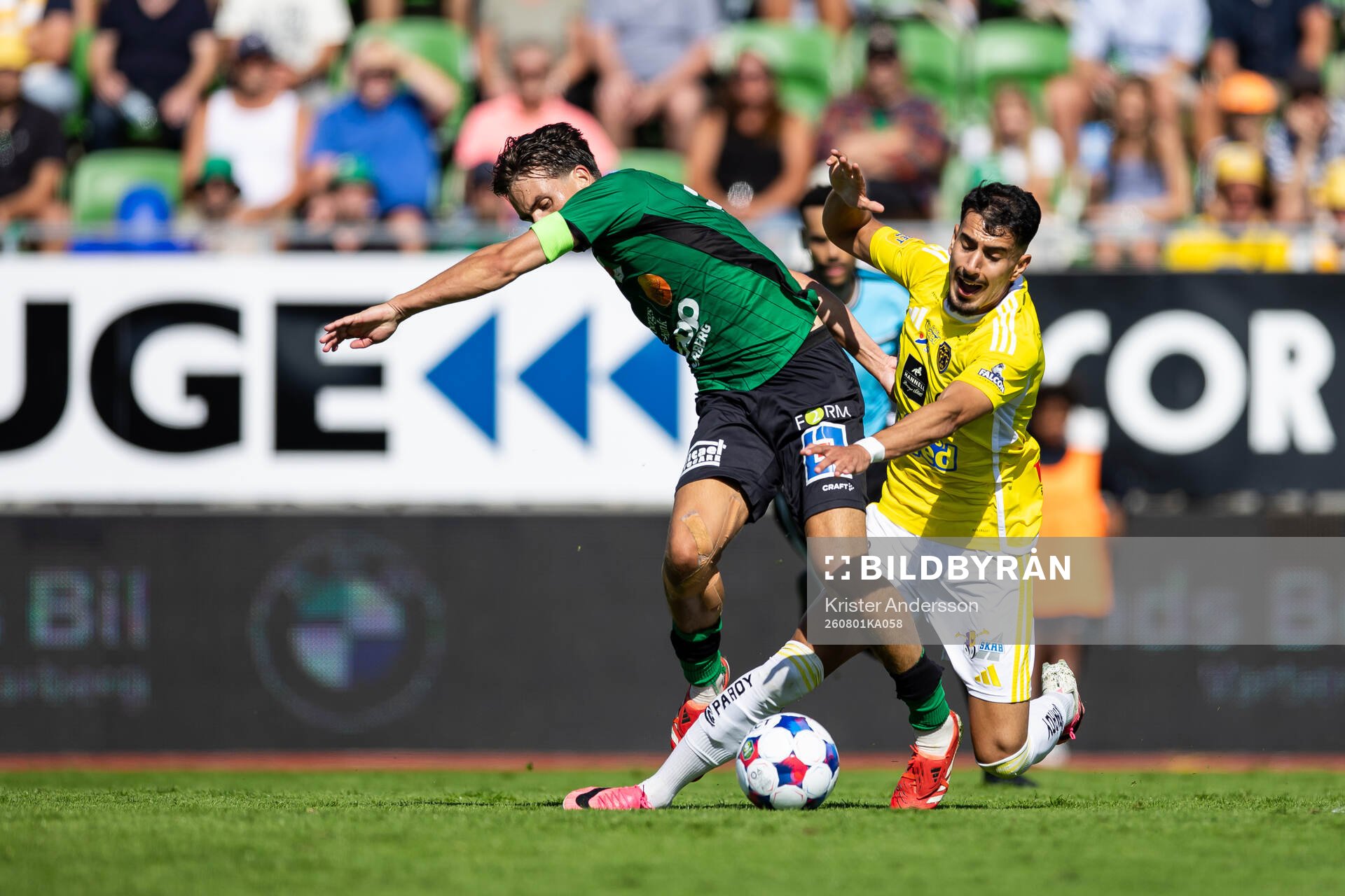 Varbergs Isak Valentin Vidjeskog och Falkenbergs Elias