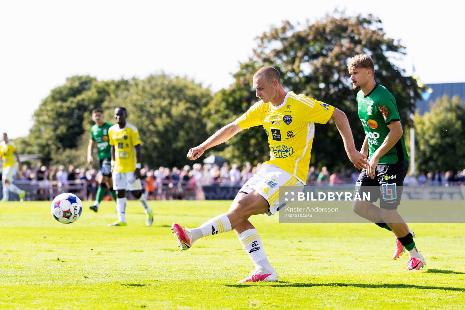 Falkenbergs Nils Bertilsson och Varbergs Olle Werner