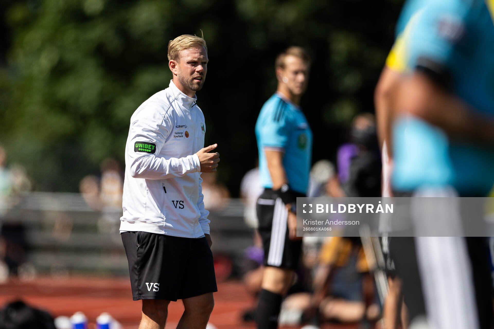 Varbergs tränare Victor Salwén