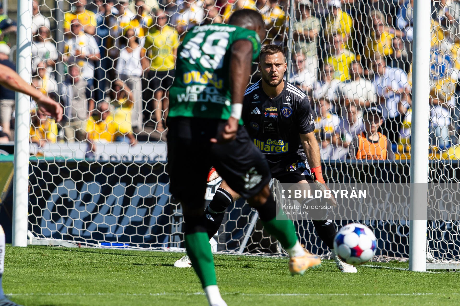 Falkenbergs målvakt Anton Andersson