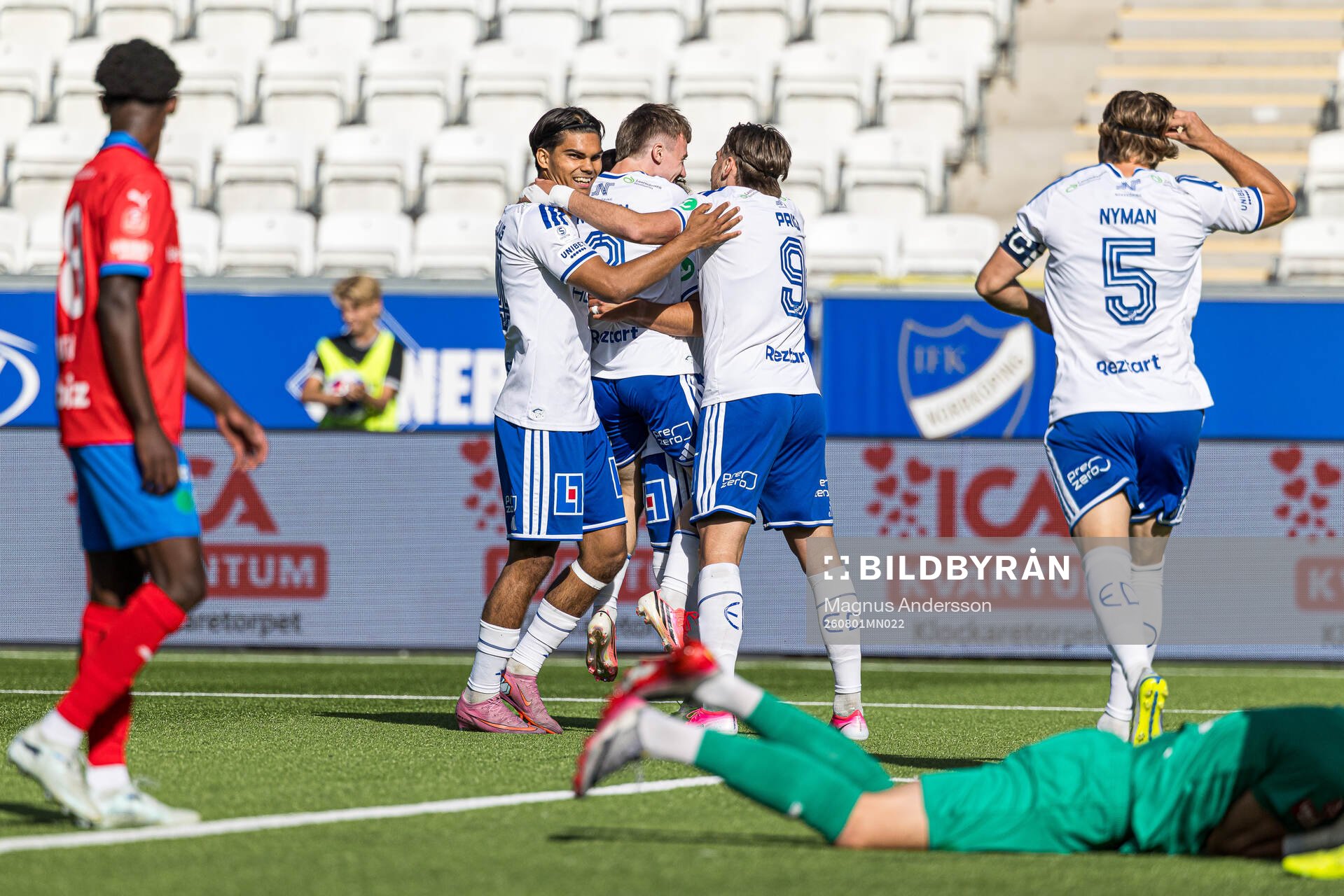 IFK Norrköpings Christoffer Nyman jublar