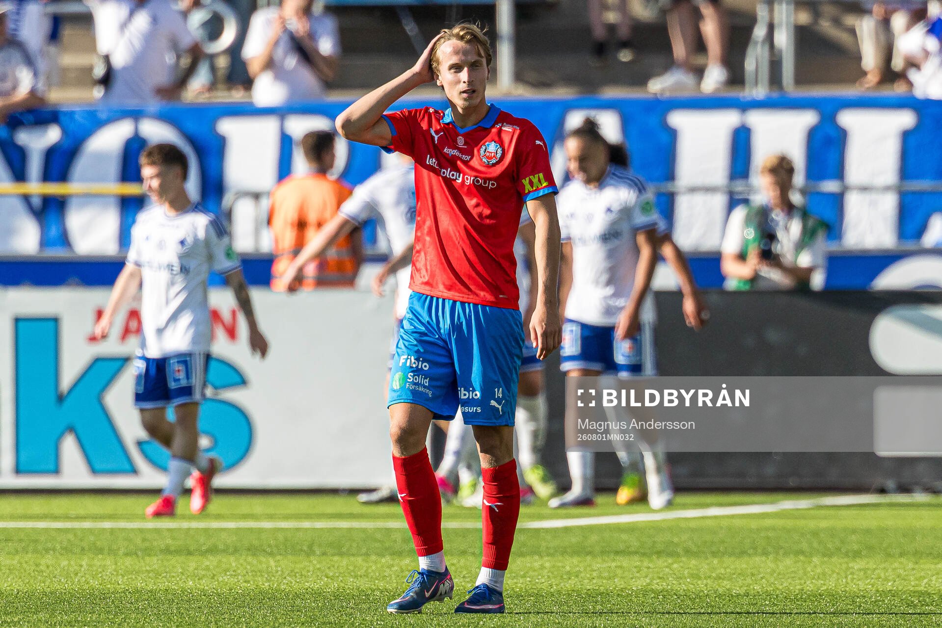 Helsingborgs Lukas Kjellnäs deppar