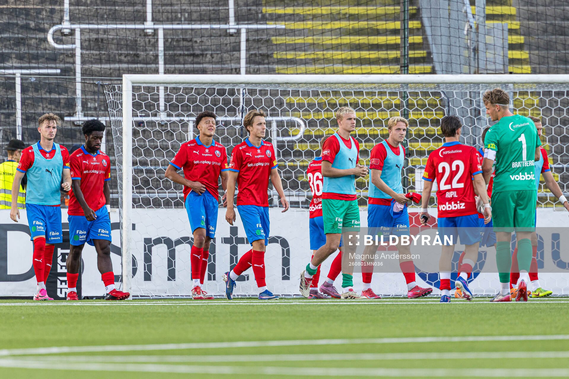 Helsingborgs spelare deppar