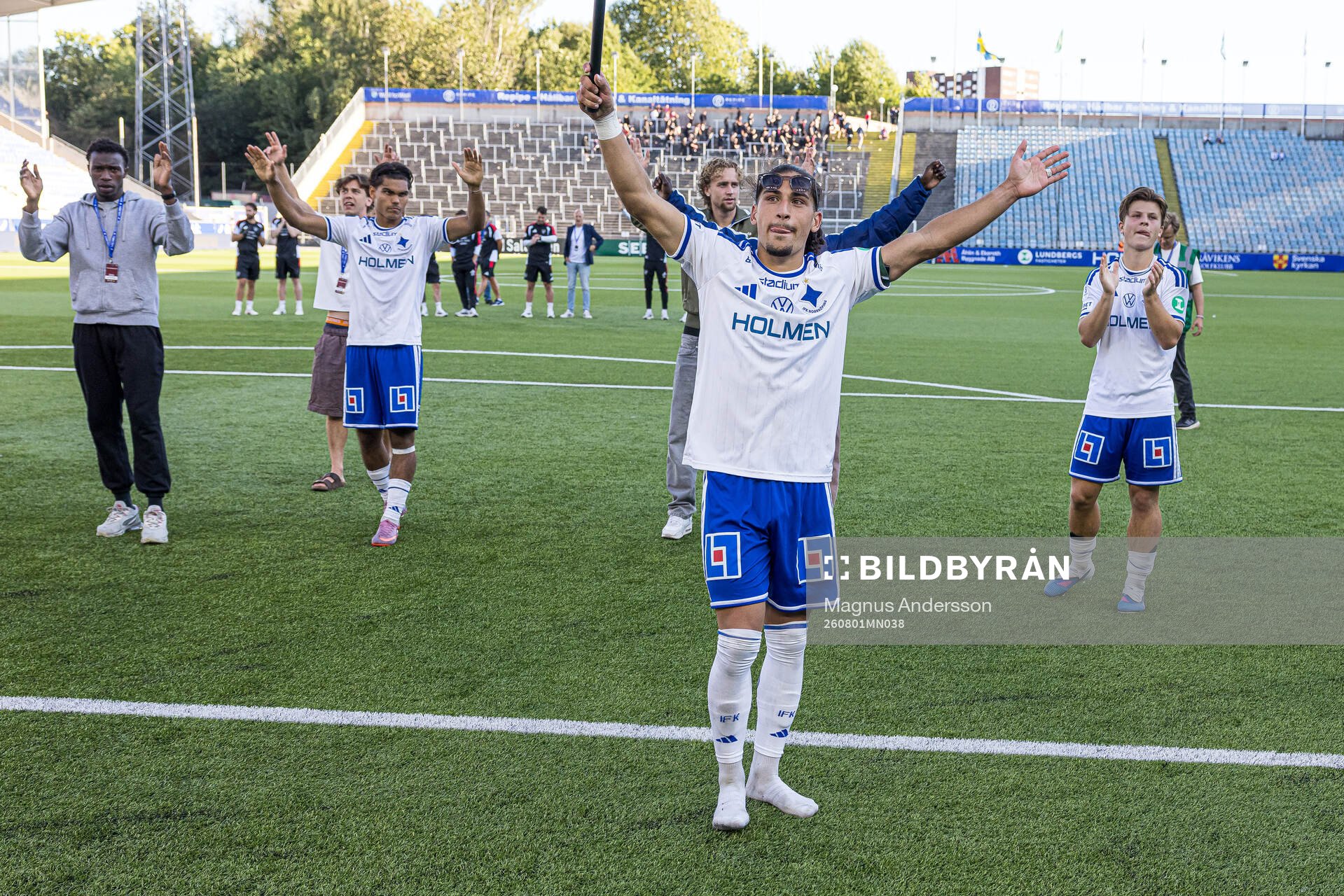 IFK Norrköpings Elias Jemal jublar