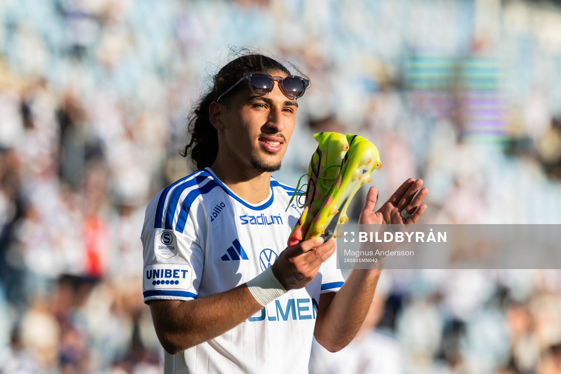IFK Norrköpings Elias Jemal jublar