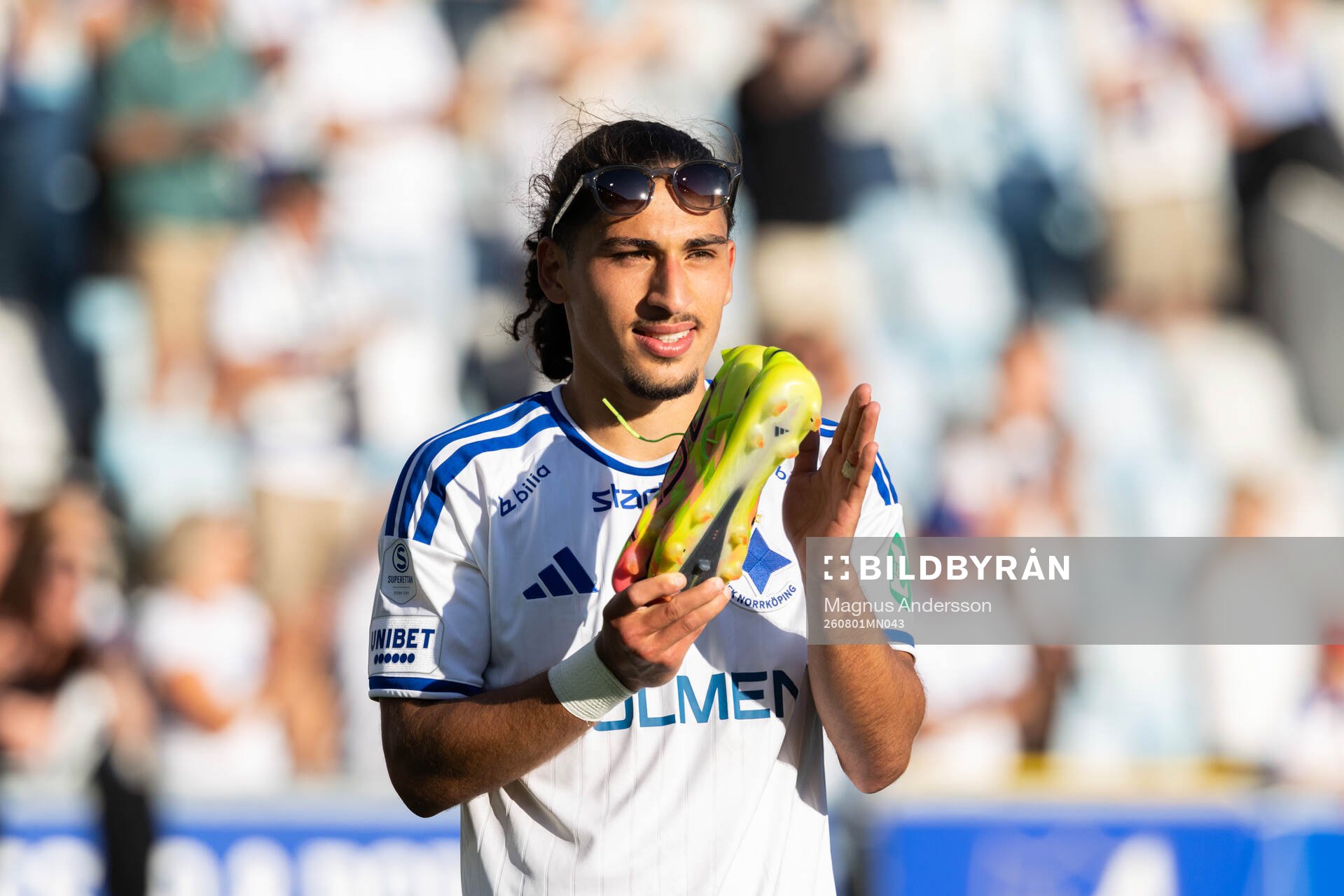 IFK Norrköpings Elias Jemal jublar