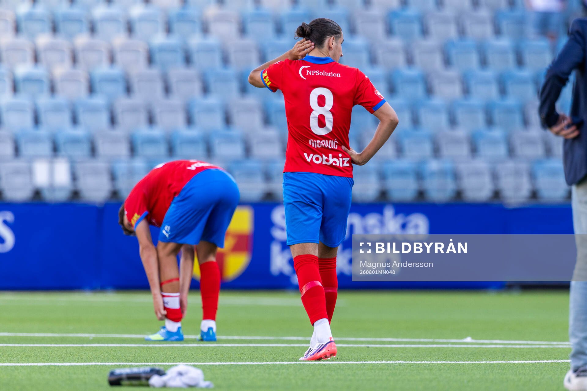 Helsingborgs Ervin Gigovic deppar