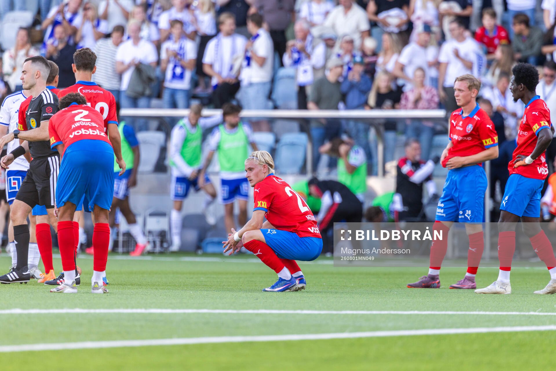 Helsingborgs Leo Hedenberg deppar