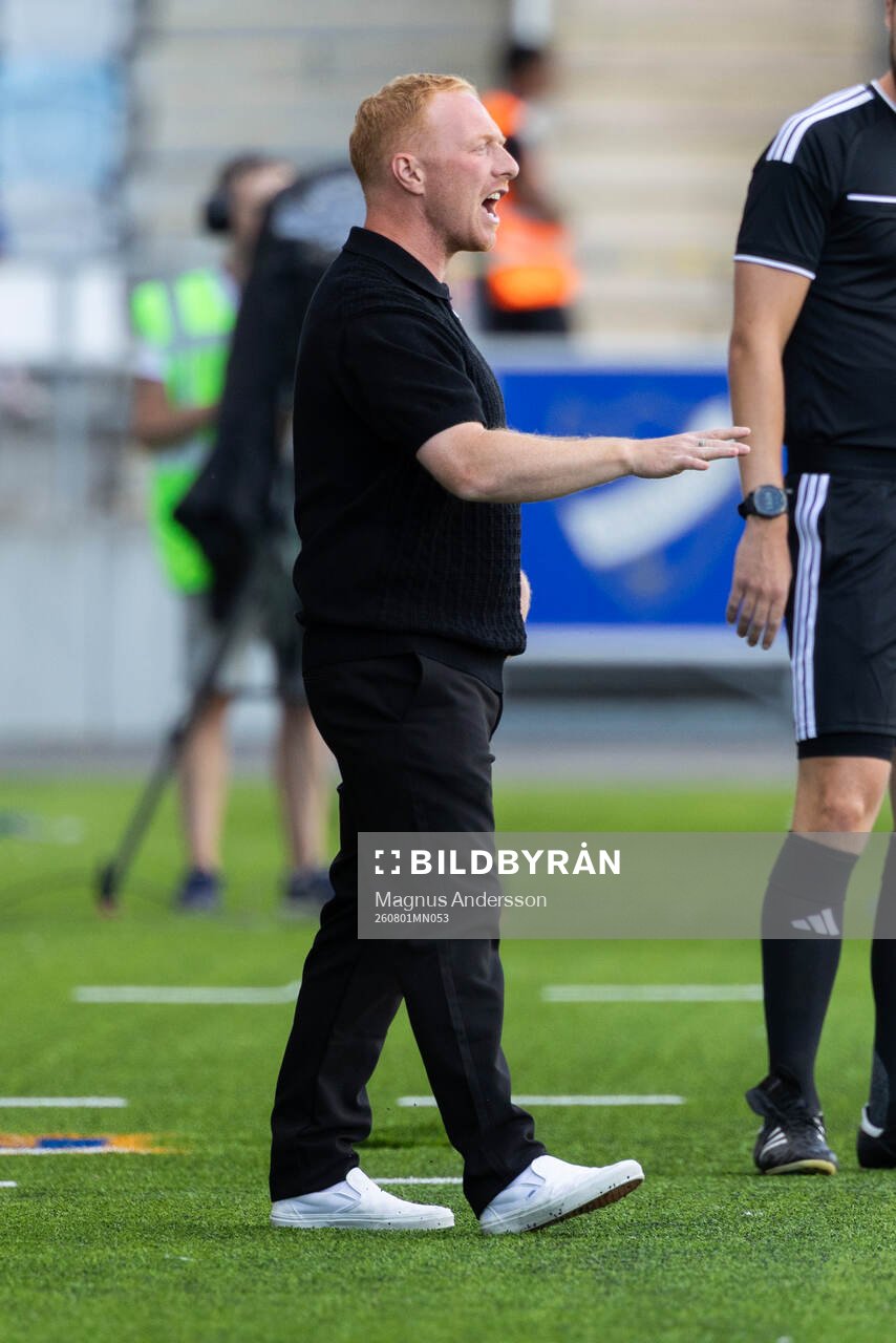 Helsingborgs manager Stevie Grieve