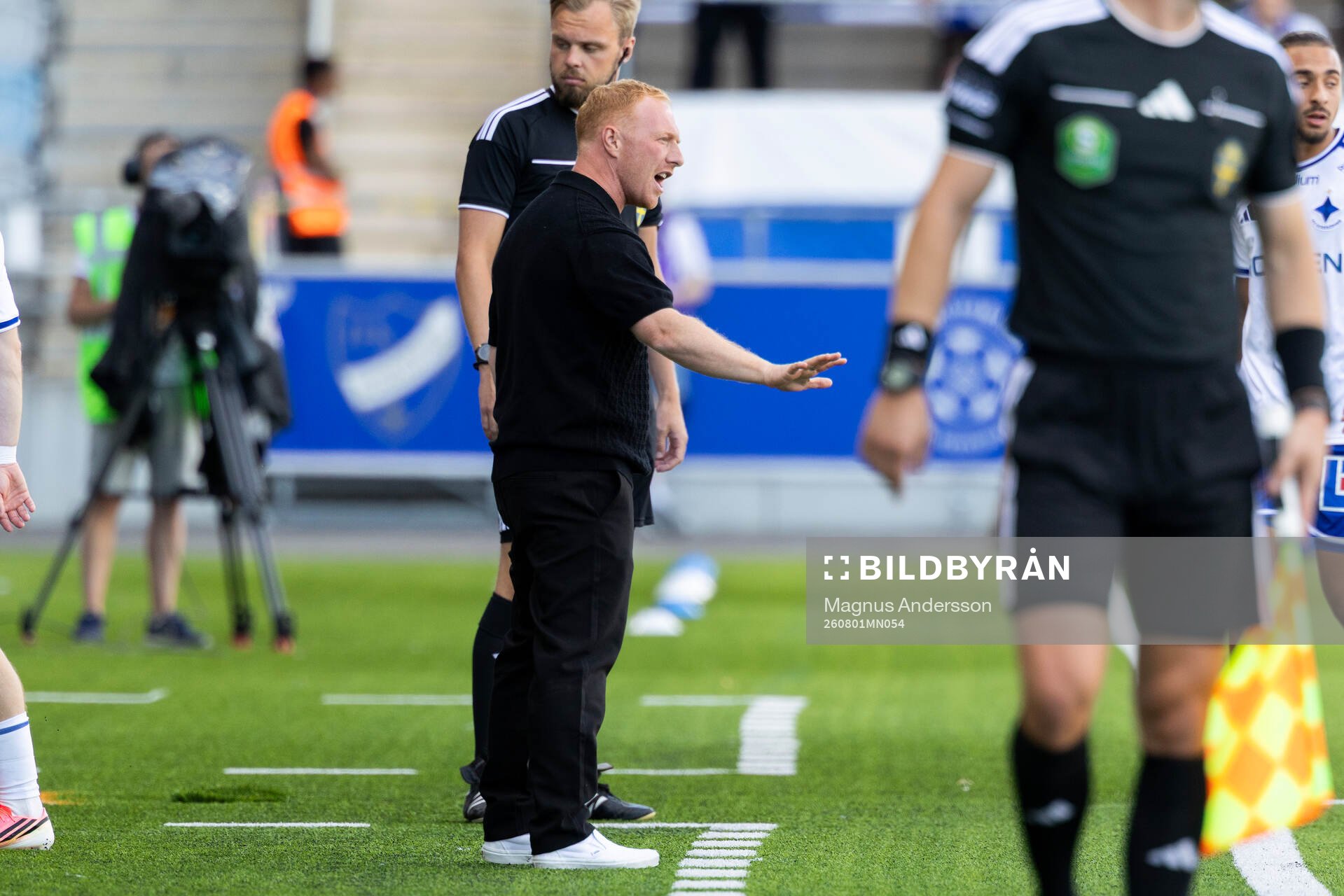Helsingborgs manager Stevie Grieve