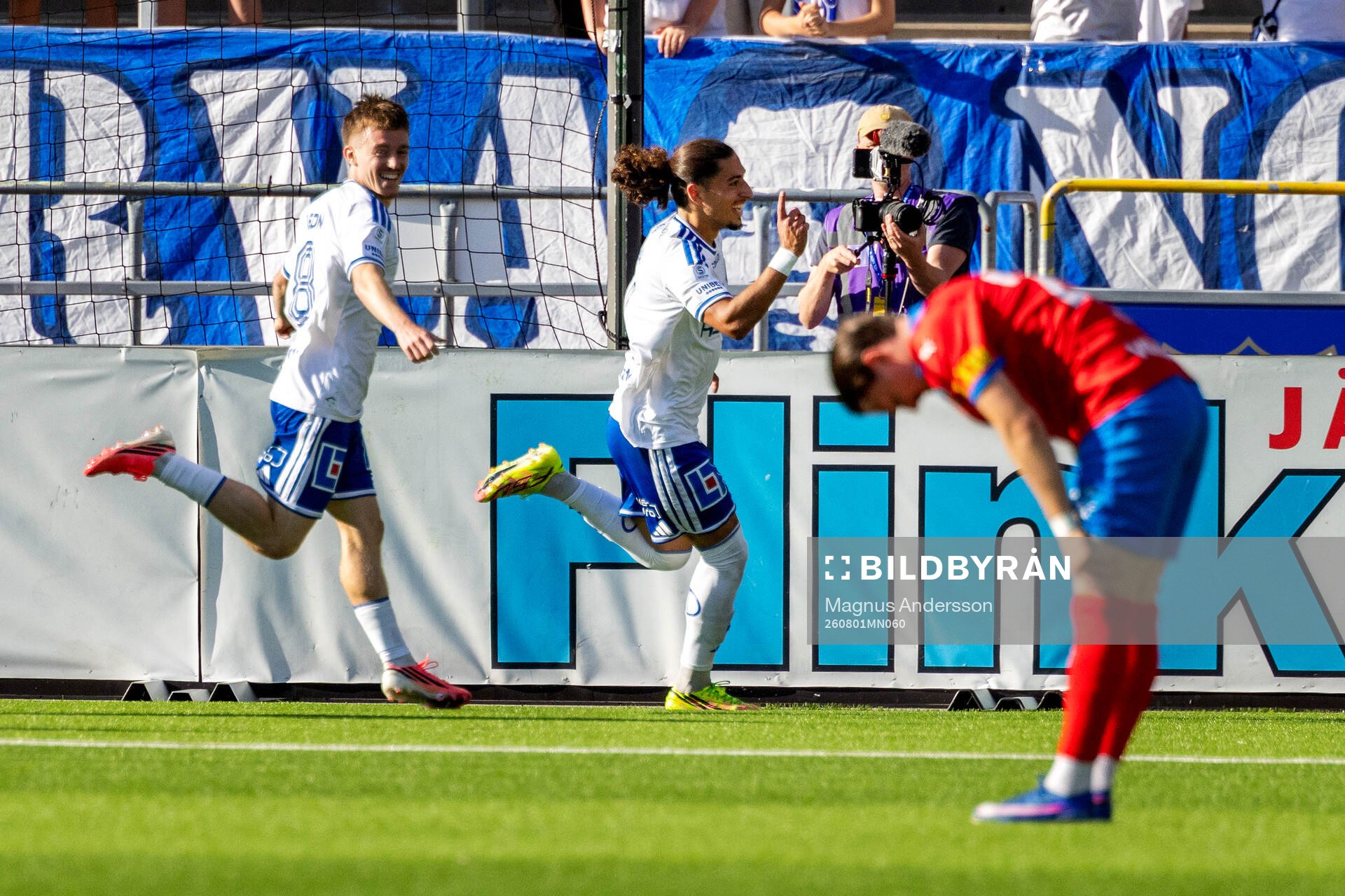 IFK Norrköpings Elias Jemal jublar